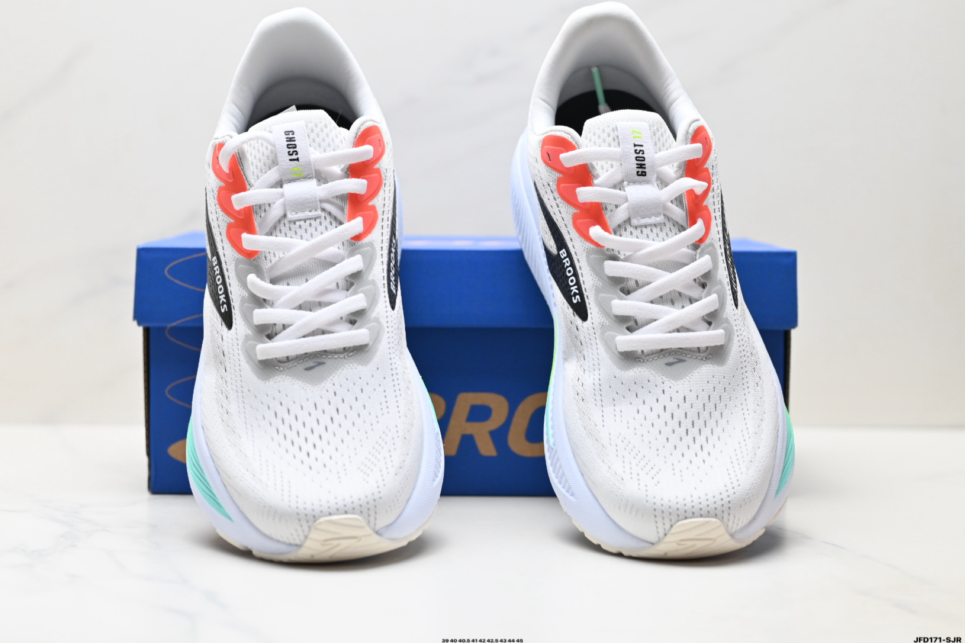 Brooks布鲁克斯 Ghost 17 网面时尚 网布耐磨透气 低帮 休闲跑步鞋 110442 1D 112