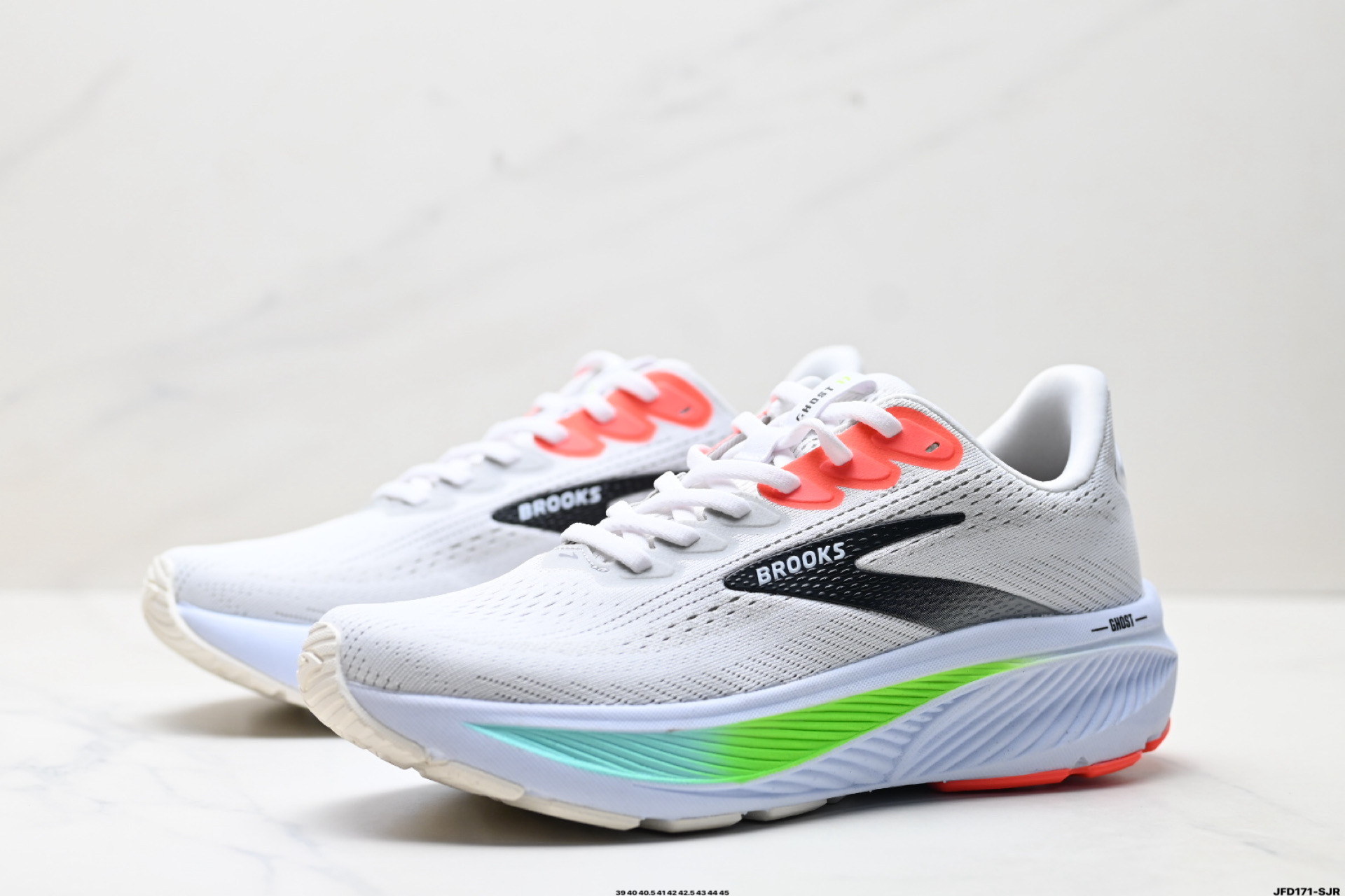 Brooks布鲁克斯 Ghost 17 网面时尚 网布耐磨透气 低帮 休闲跑步鞋 110442 1D 112
