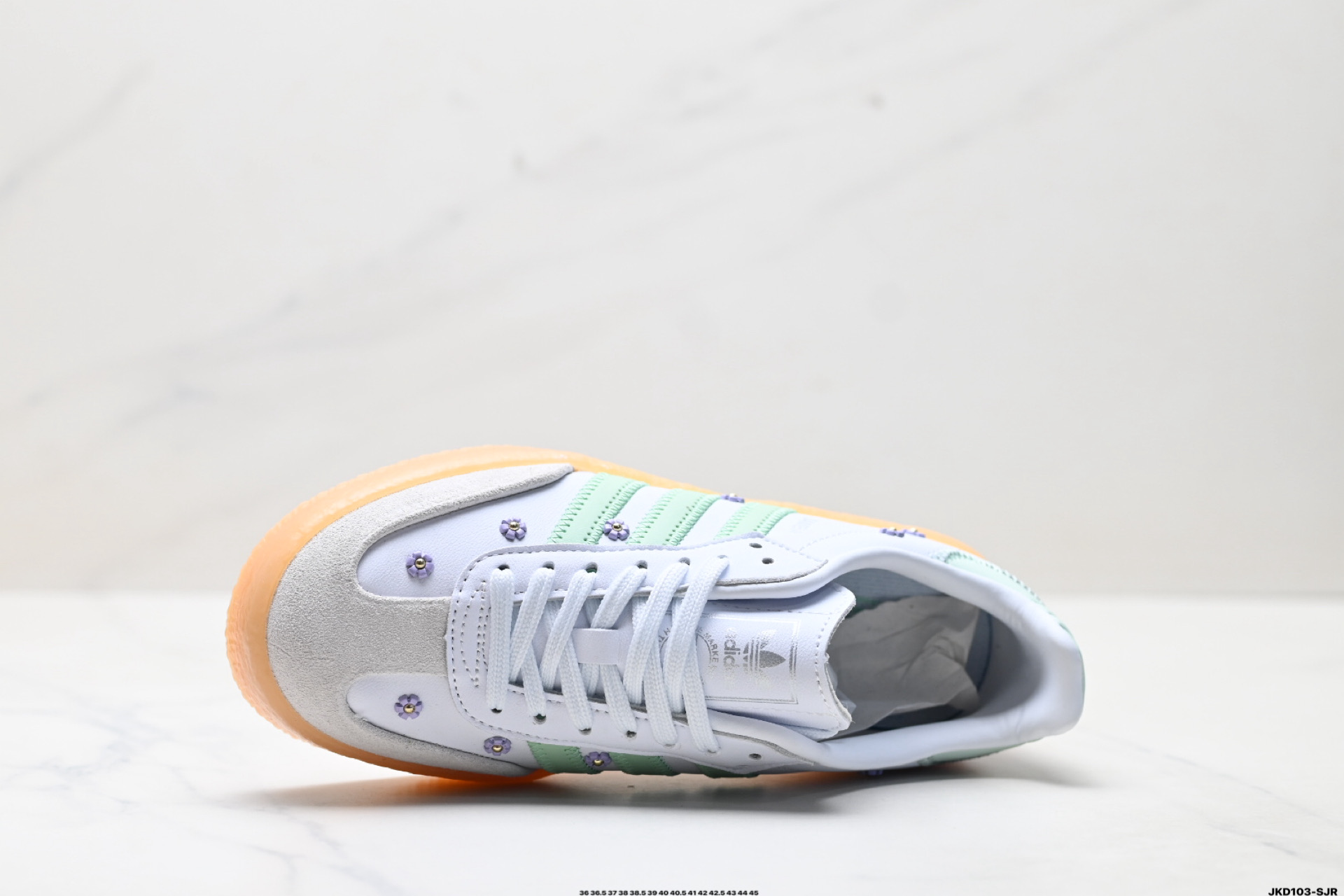 Adidas Originals Samba XLG 桑巴舞系列阿迪达斯 三叶草 绅士德训足球风百搭低帮休闲运动板鞋 JS3954