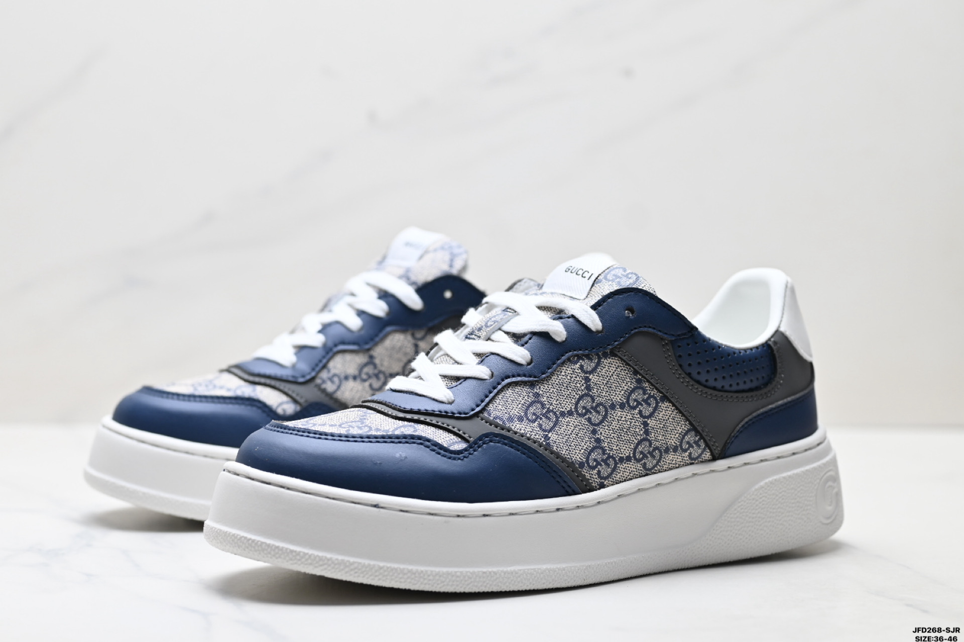GUCCI古驰 Chunky B 饼干鞋低帮 时尚板鞋 546551 9Y920 9666