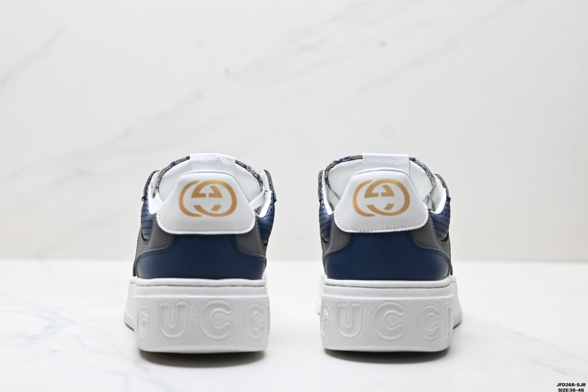 GUCCI古驰 Chunky B 饼干鞋低帮 时尚板鞋 546551 9Y920 9666