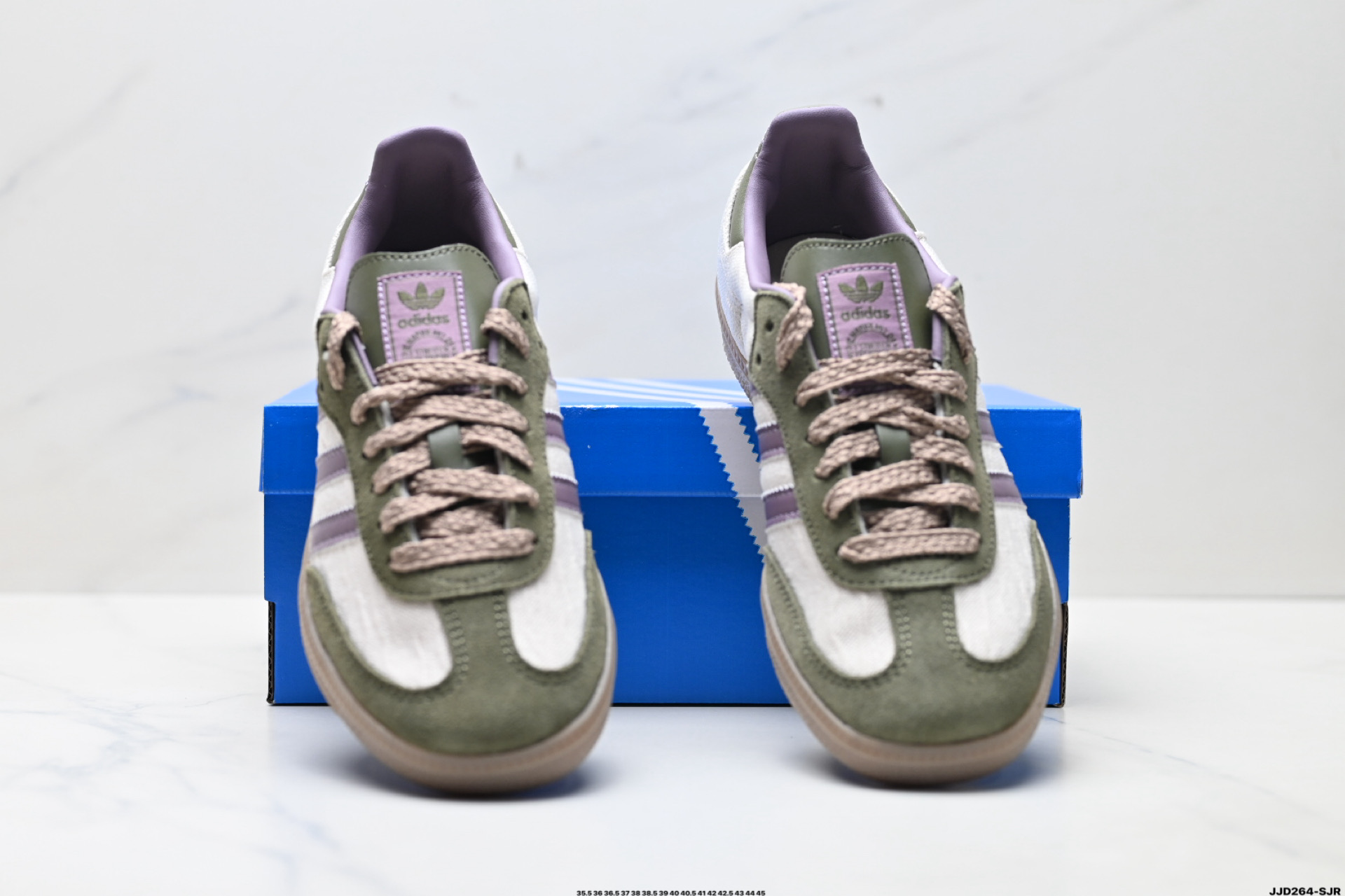 Adidas Originals Samba 桑巴舞系列阿迪达斯 三叶草 绅士德训足球风百搭低帮休闲运动板鞋 JP5705