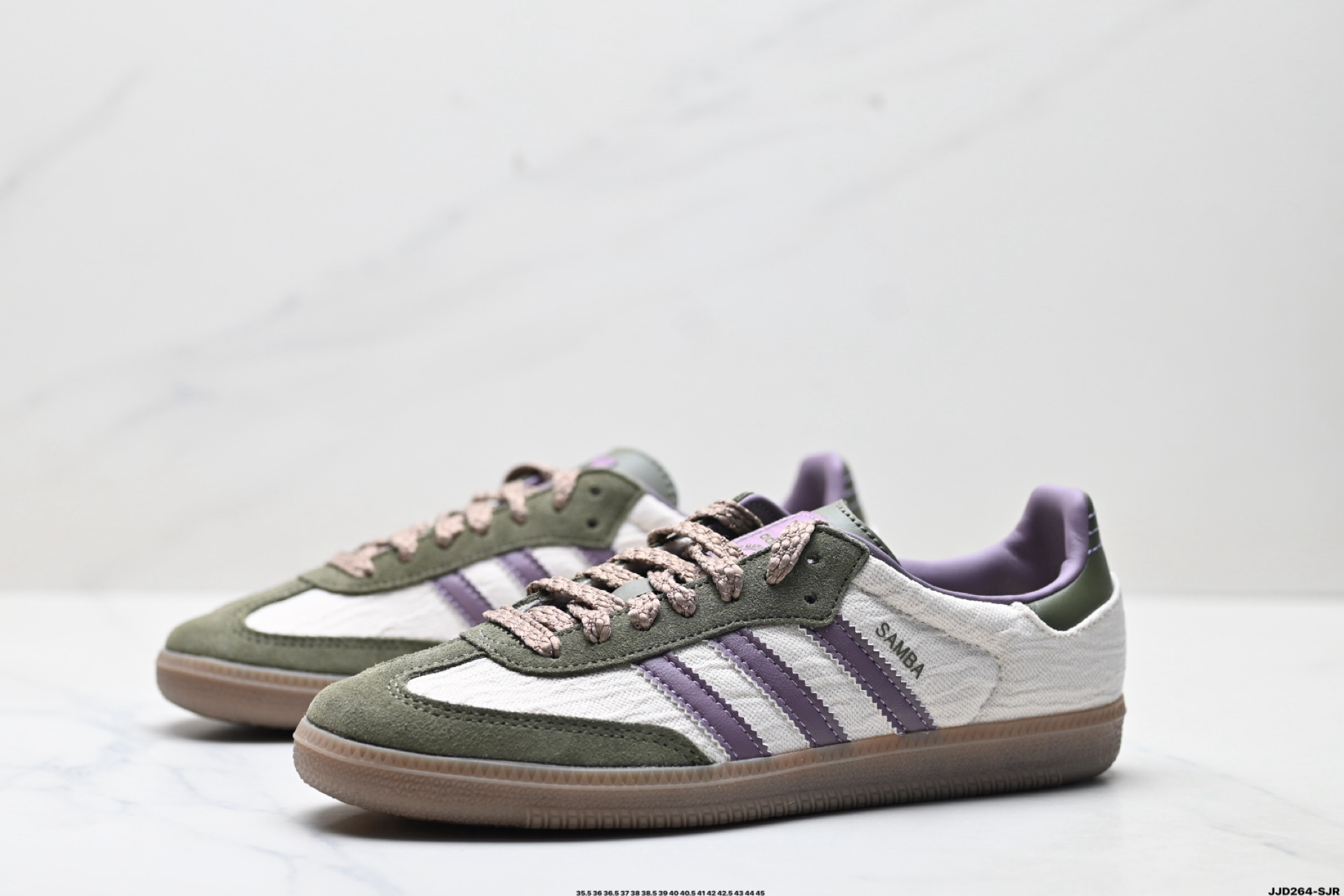 Adidas Originals Samba 桑巴舞系列阿迪达斯 三叶草 绅士德训足球风百搭低帮休闲运动板鞋 JP5705