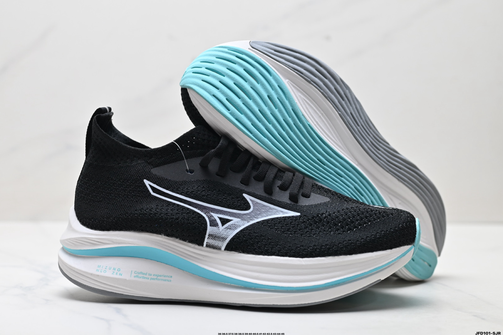 Mizuno美津浓 Neozen 舒适百搭减震耐磨 低帮马拉松跑步鞋 J1GC25