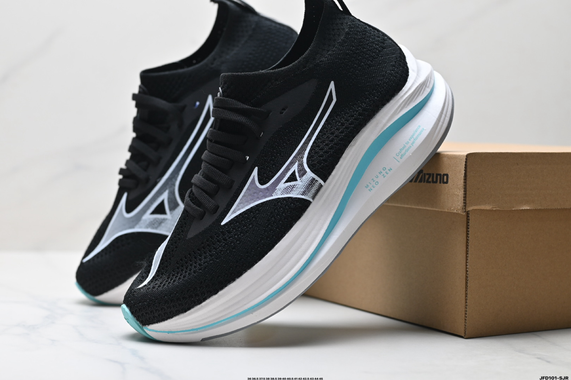 Mizuno美津浓 Neozen 舒适百搭减震耐磨 低帮马拉松跑步鞋 J1GC25