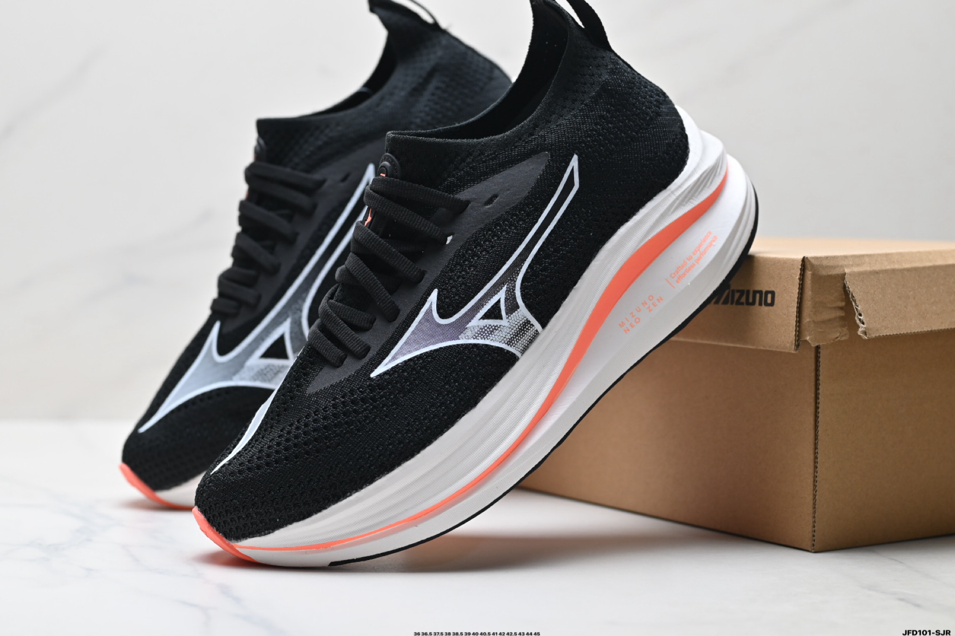 Mizuno美津浓 Neozen 舒适百搭减震耐磨 低帮马拉松跑步鞋 J1GC25