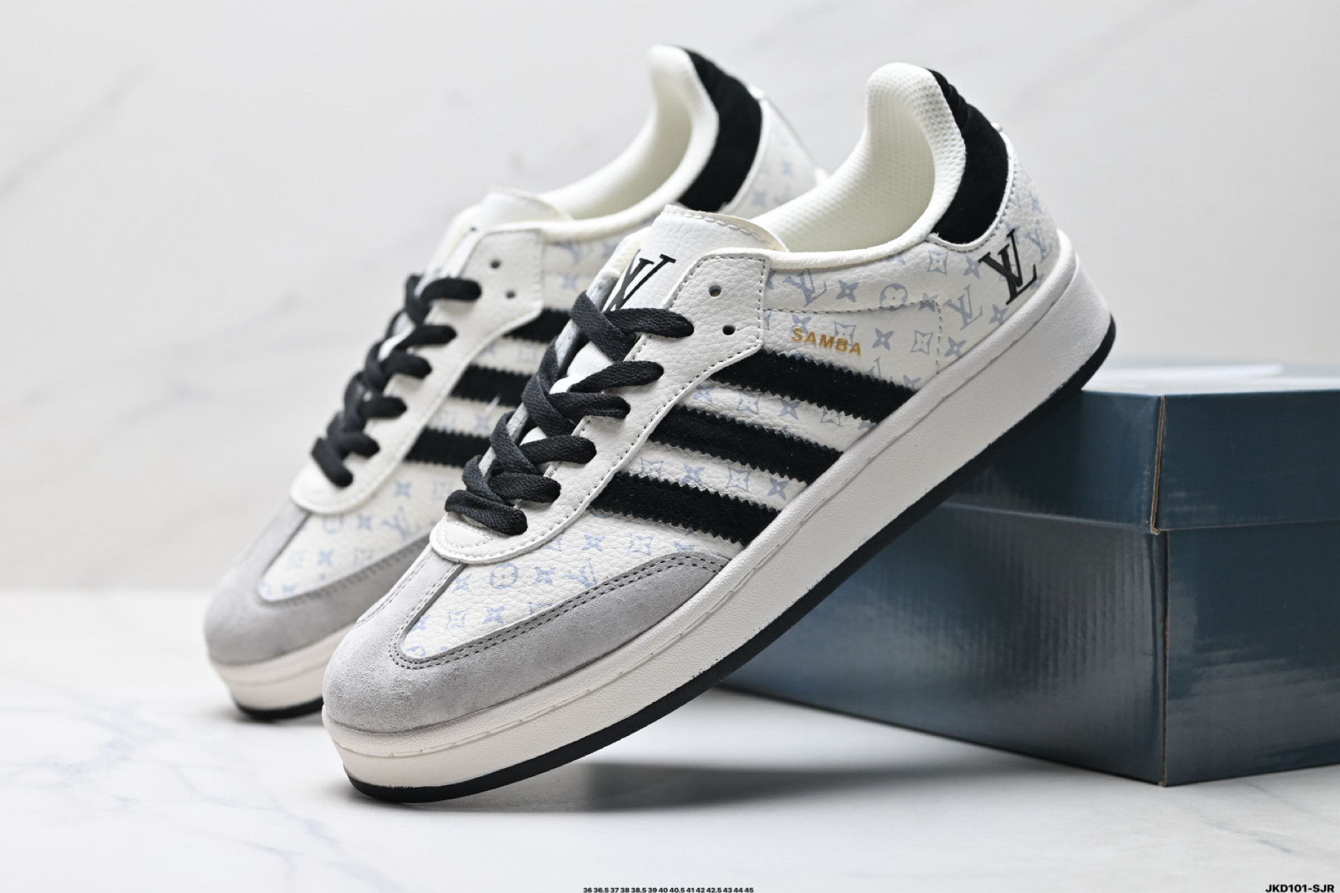 Adidas Originals Samba OG ‘DIY’桑巴舞系列 阿迪达斯 三叶草绅士低帮休闲运动板鞋 LJ9904