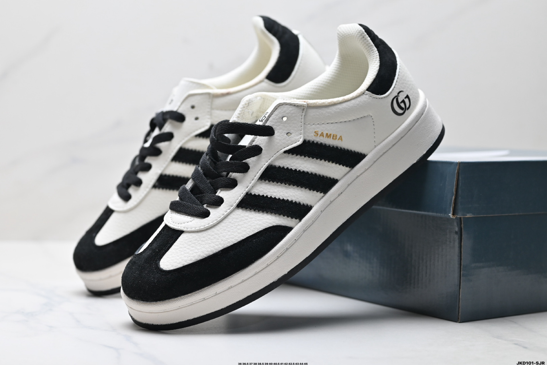 Adidas Originals Samba OG ‘DIY’桑巴舞系列 阿迪达斯 三叶草绅士低帮休闲运动板鞋 LJ9904