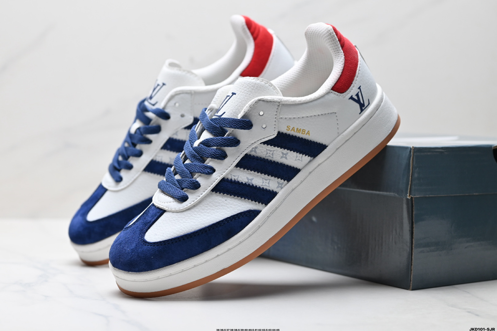 Adidas Originals Samba OG ‘DIY’桑巴舞系列 阿迪达斯 三叶草绅士低帮休闲运动板鞋 LJ9904