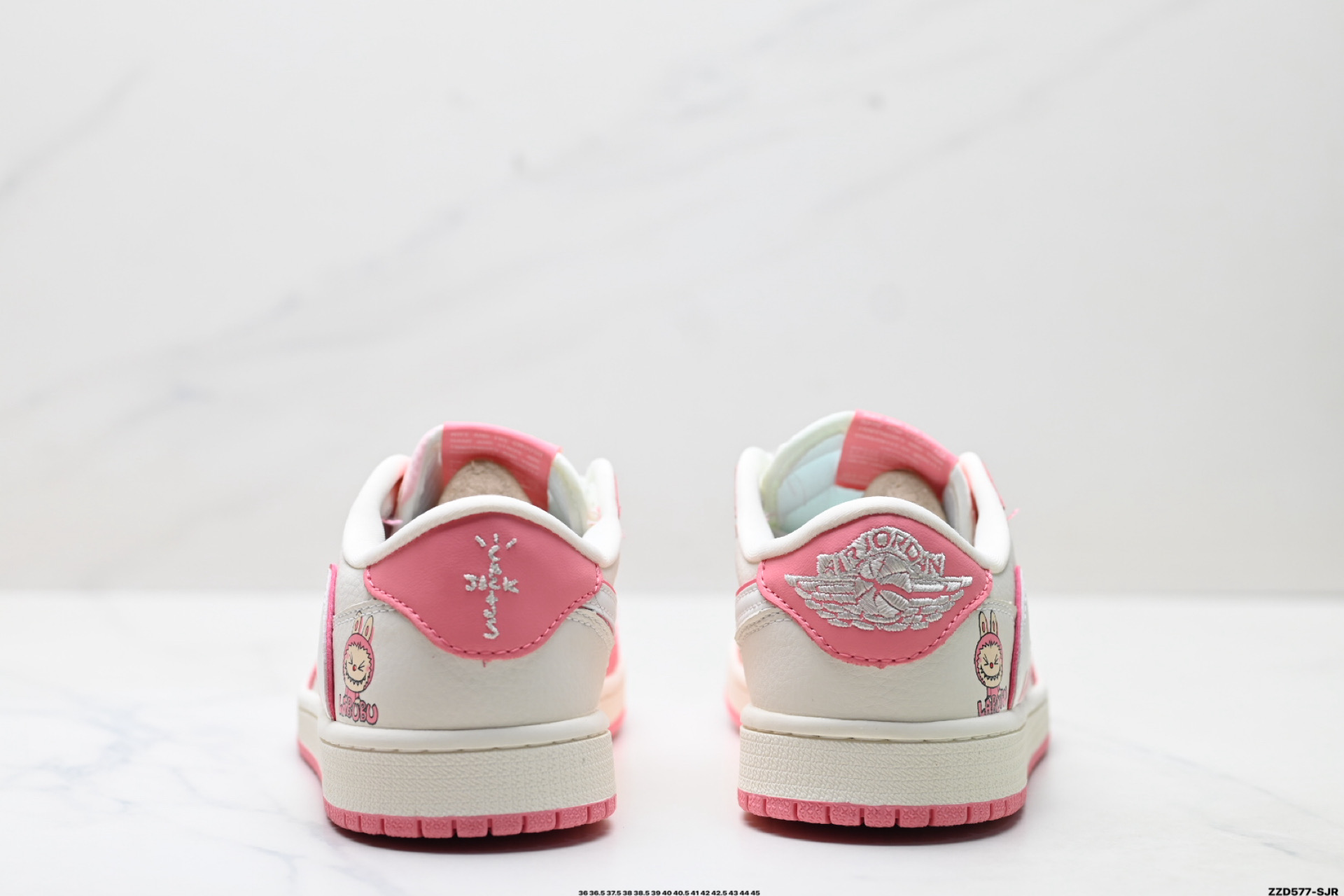 Nike Air Jordan 1 x Travis Scott AJ1倒勾 乔一倒钩 ‘DIY’定制 耐克 低帮文化篮球鞋 XB1979-020