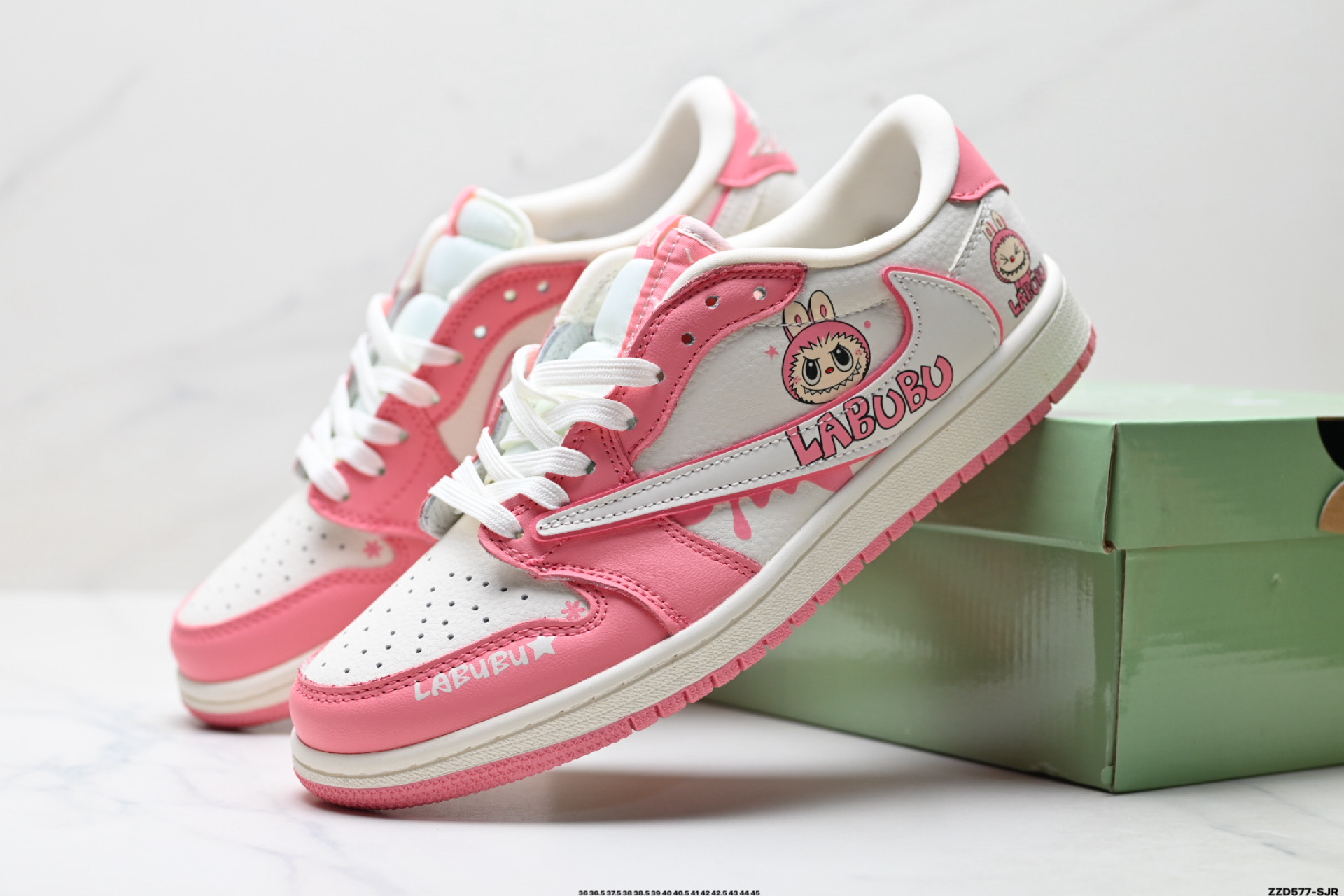 Nike Air Jordan 1 x Travis Scott AJ1倒勾 乔一倒钩 ‘DIY’定制 耐克 低帮文化篮球鞋 XB1979-020