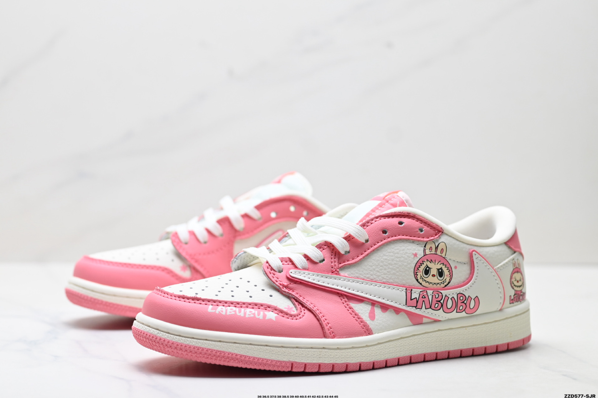 Nike Air Jordan 1 x Travis Scott AJ1倒勾 乔一倒钩 ‘DIY’定制 耐克 低帮文化篮球鞋 XB1979-020