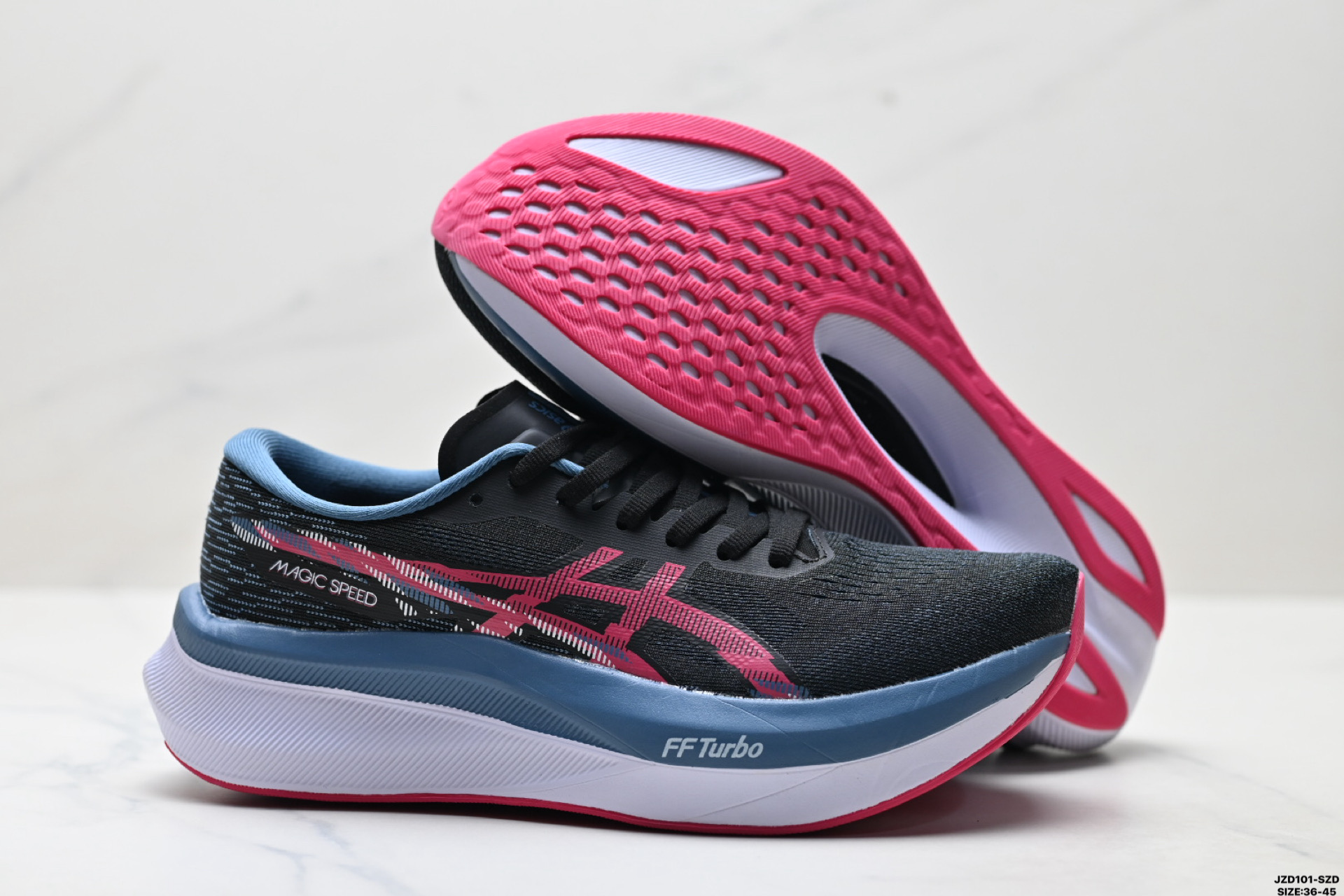 Asics 亚瑟士MAGIC SPEED 4稳定跑鞋鞋面 1012B676-001