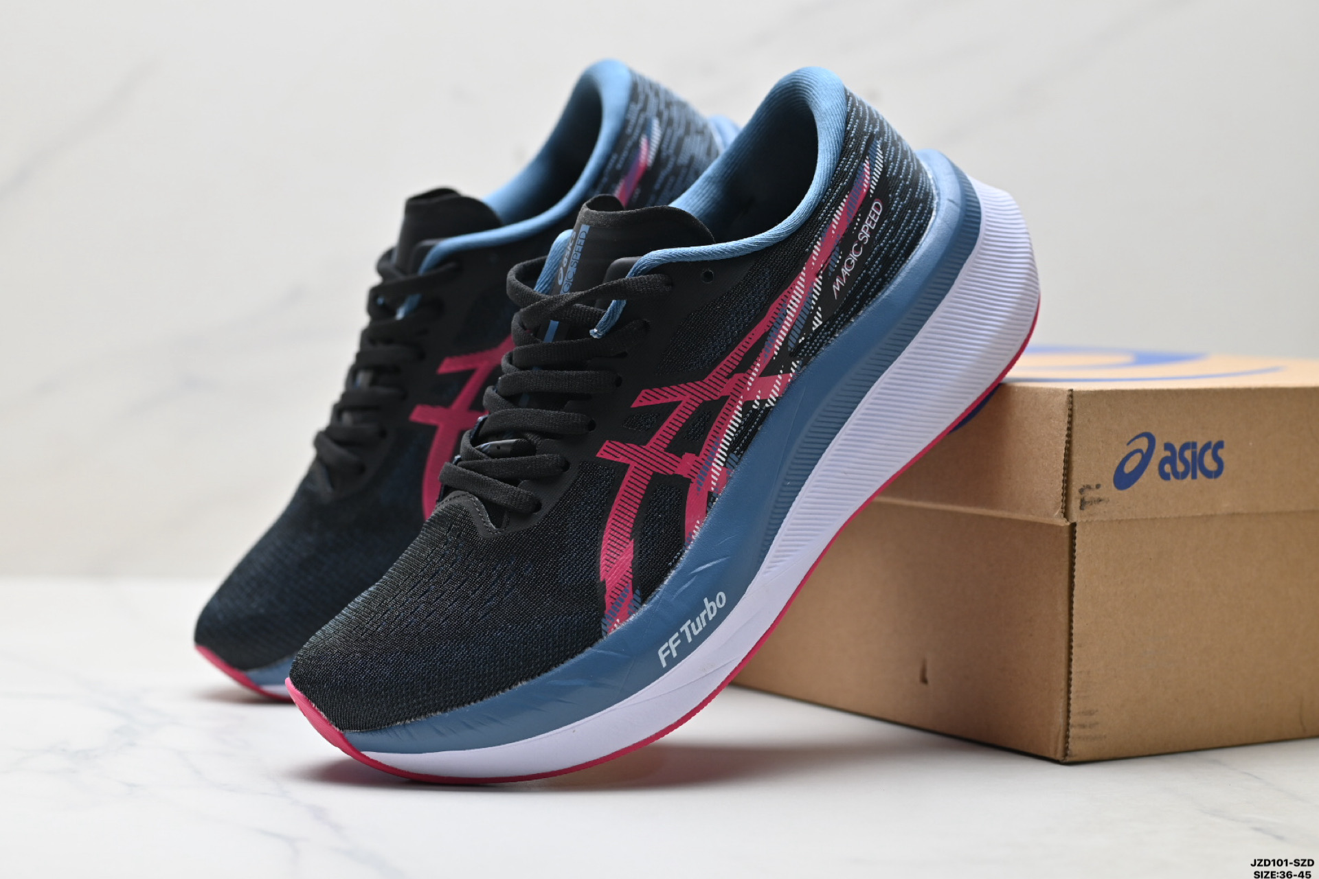 Asics 亚瑟士MAGIC SPEED 4稳定跑鞋鞋面 1012B676-001