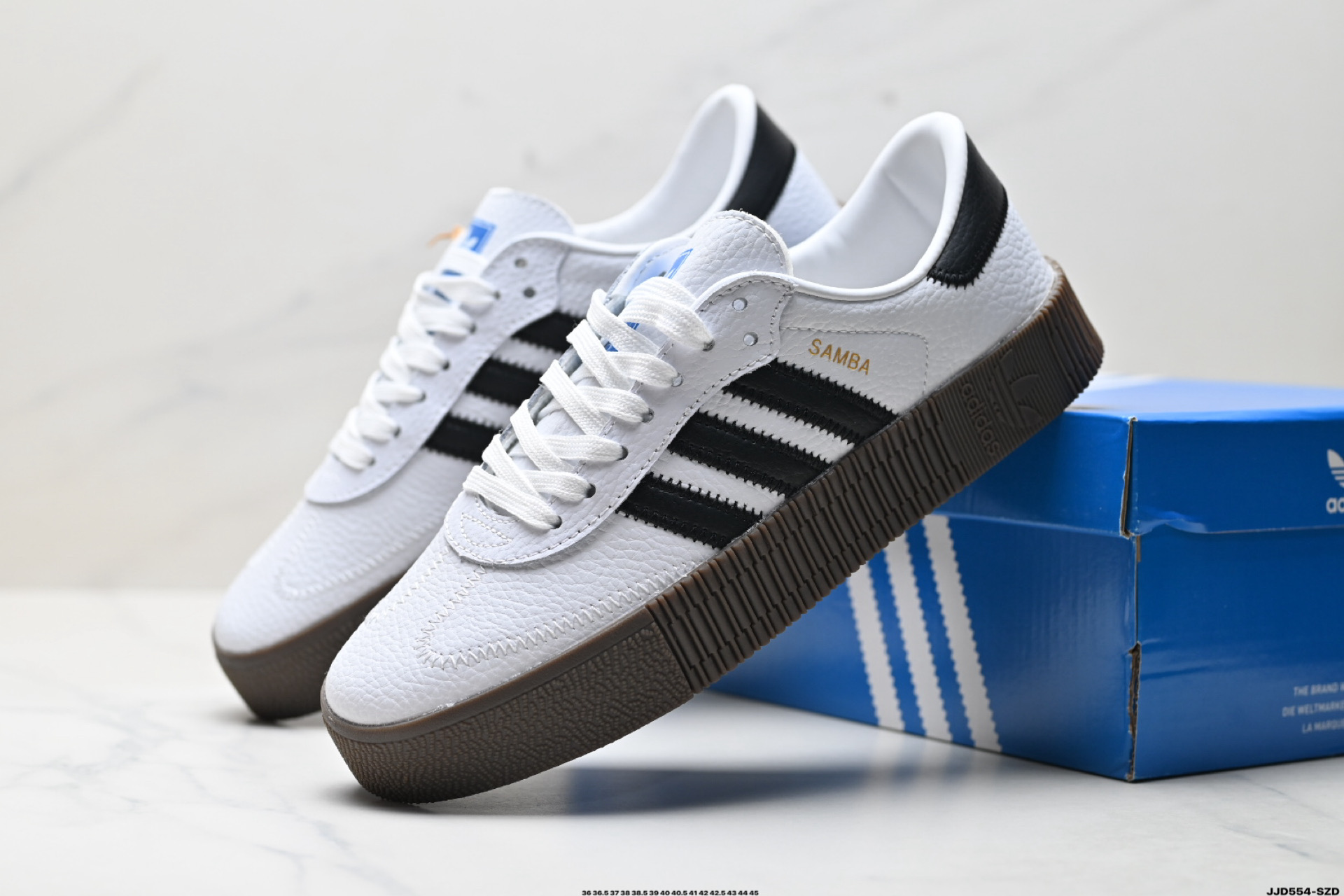 Adidas originals Sambarose 阿迪达斯 防滑减震 低帮 板鞋 AQ1134