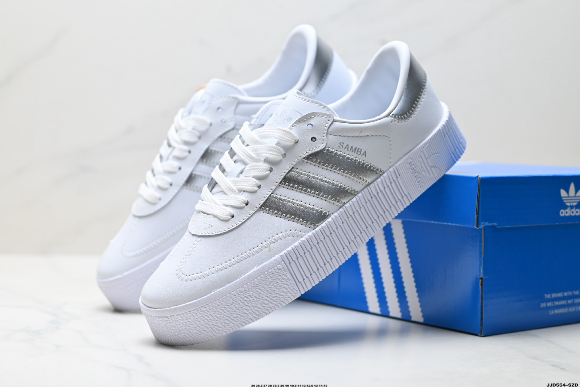 Adidas originals Sambarose 阿迪达斯 防滑减震 低帮 板鞋 AQ1134