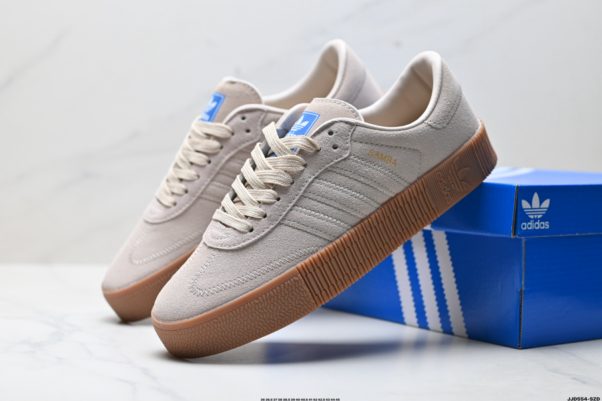 Adidas originals Sambarose 阿迪达斯 防滑减震 低帮 板鞋 AQ1134