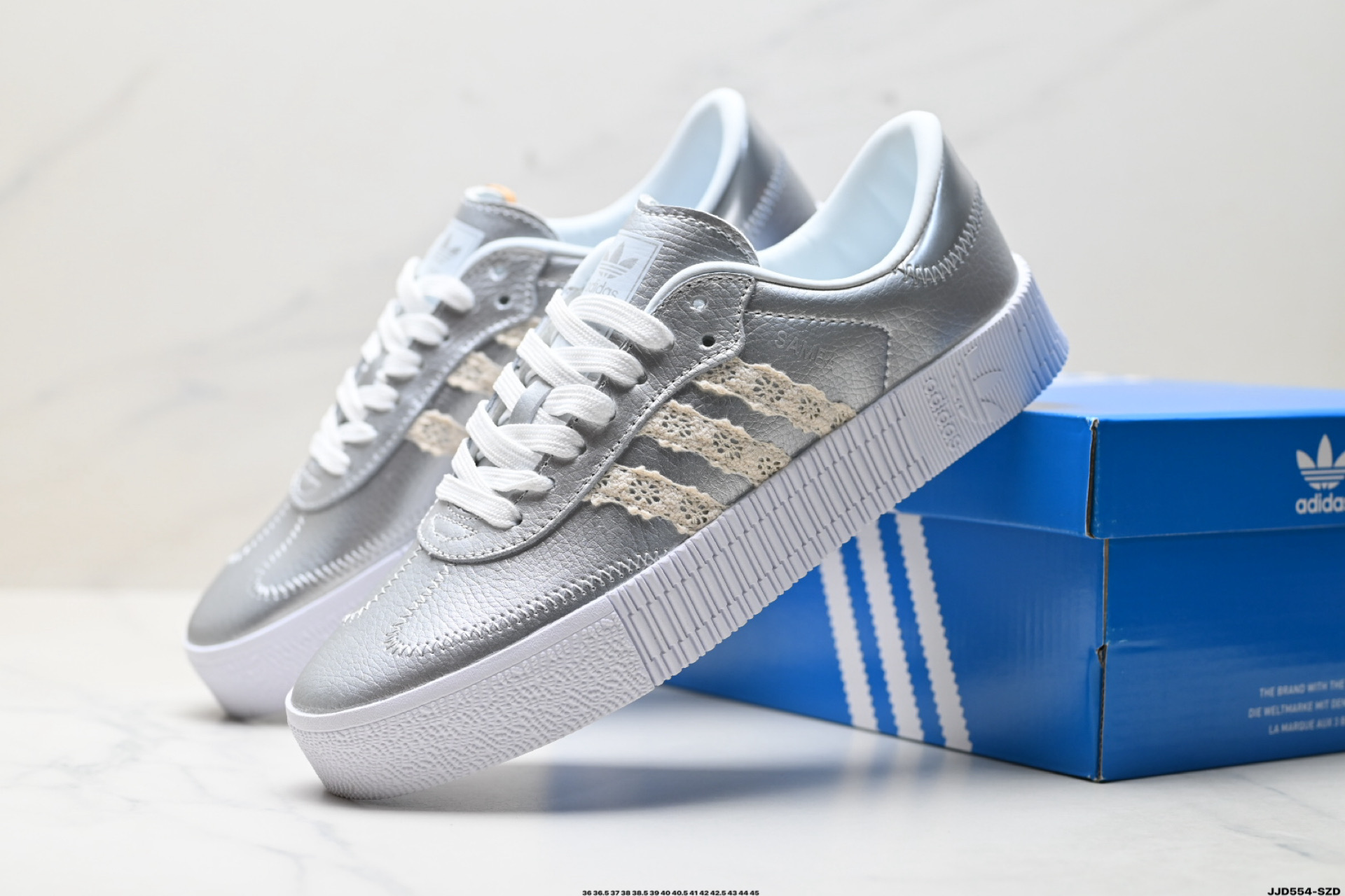 Adidas originals Sambarose 阿迪达斯 防滑减震 低帮 板鞋 AQ1134