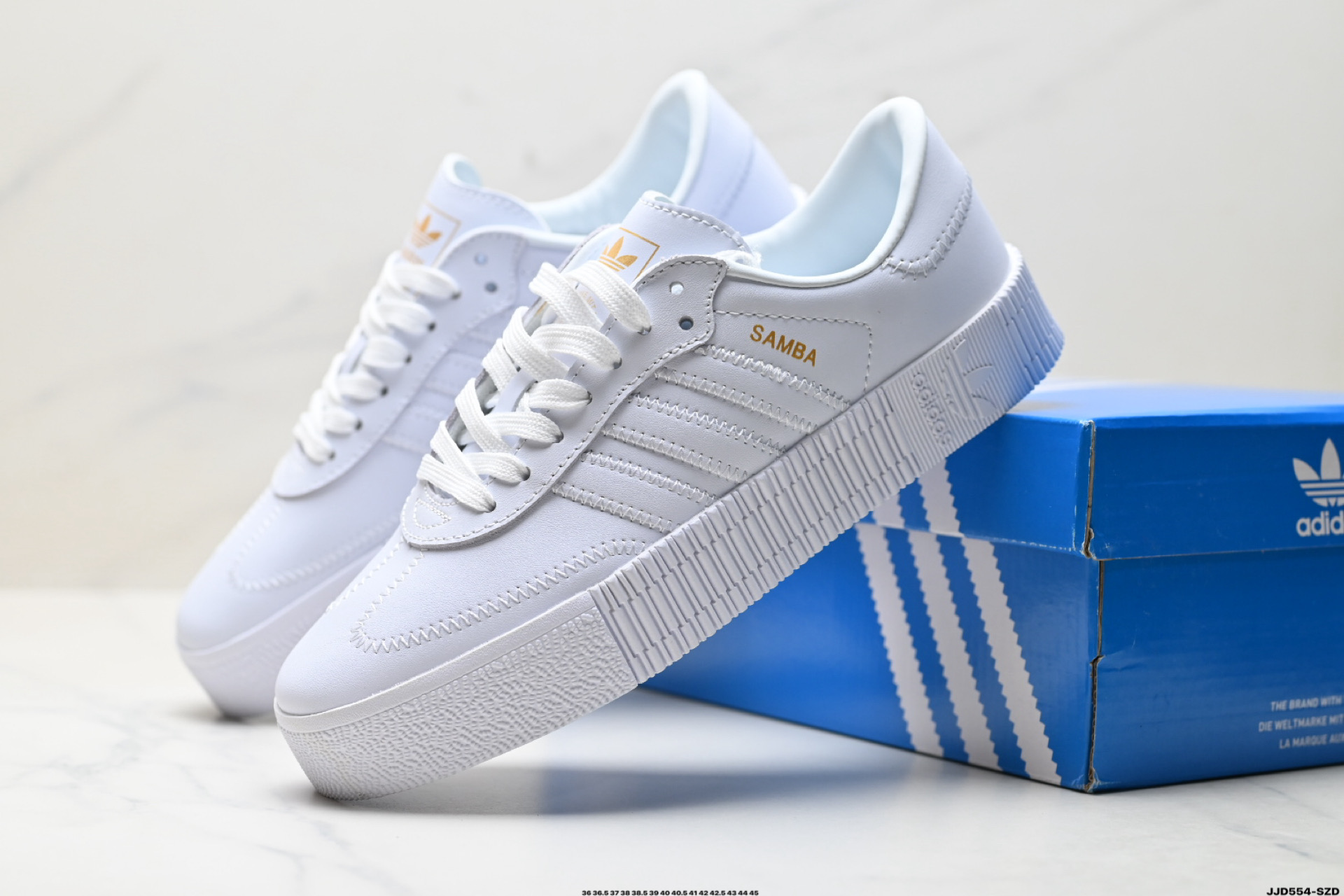 Adidas originals Sambarose 阿迪达斯 防滑减震 低帮 板鞋 AQ1134
