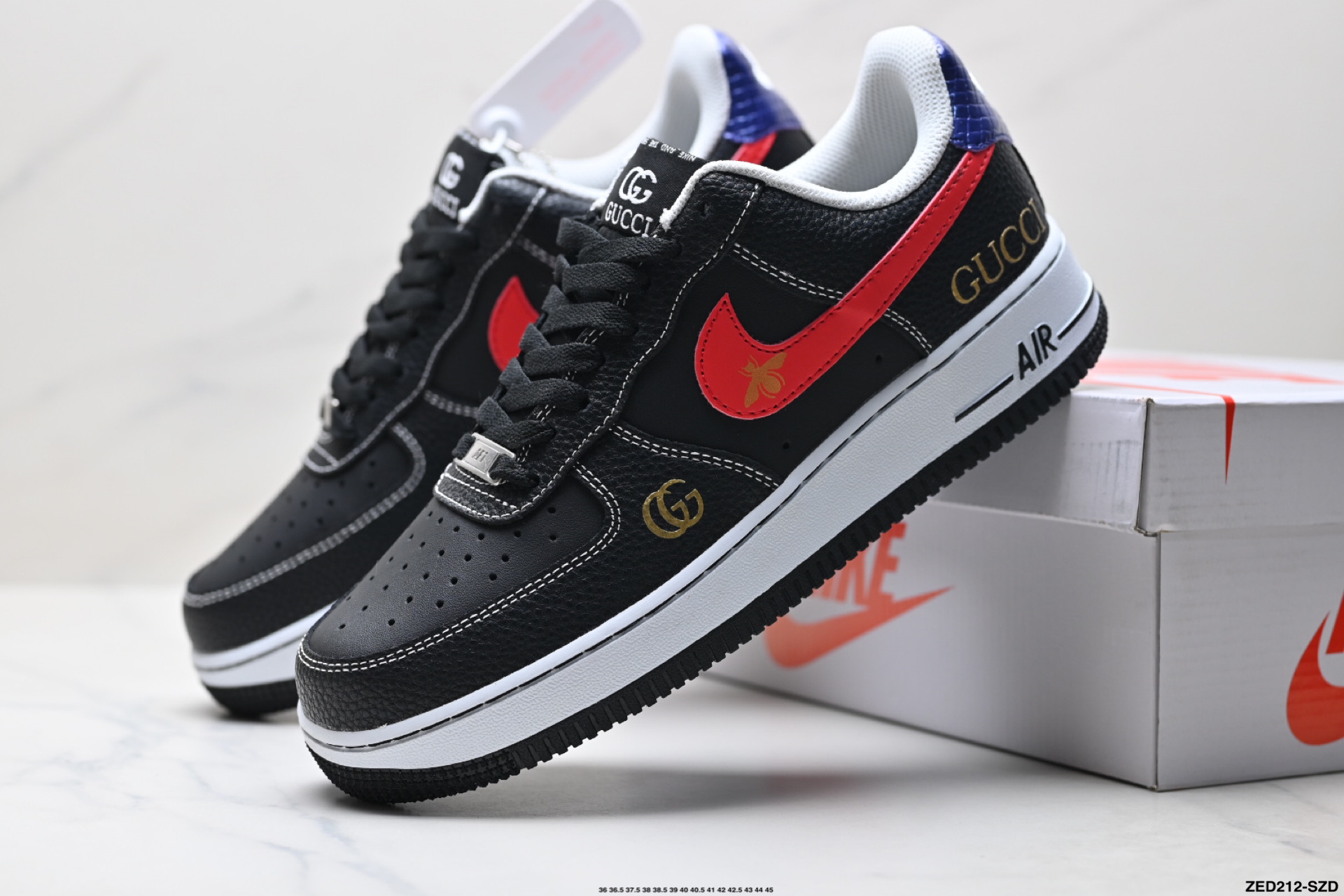 Nike Air Force 1 '07 Custom Gucci Edition Sneakers 9 i1755621434376 6165 0 7