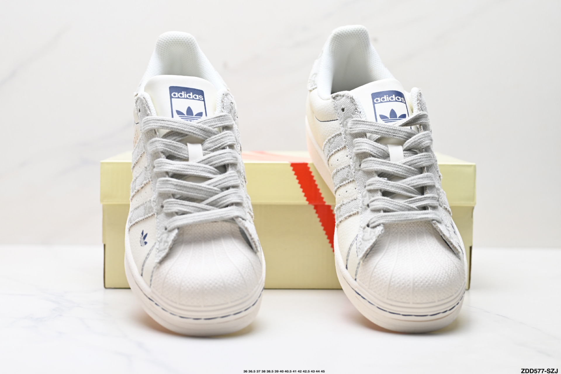 Adidas Originals Superstar 阿迪达斯 三叶草 贝壳头’DIY’系列低帮经典百搭休闲运动板鞋 JY8921