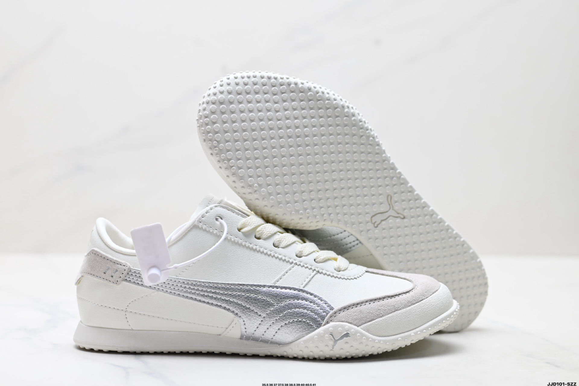 PUMA Bella UT 彪马 徐梦洁同款舒适男女低帮生活休闲德训薄底鞋 405259-01