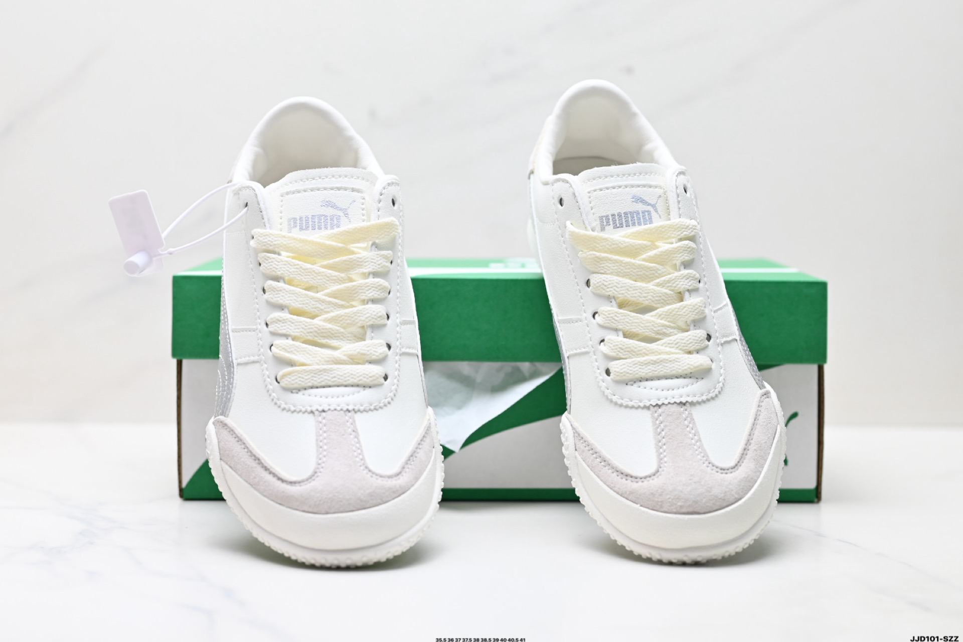 PUMA Bella UT 彪马 徐梦洁同款舒适男女低帮生活休闲德训薄底鞋 405259-01