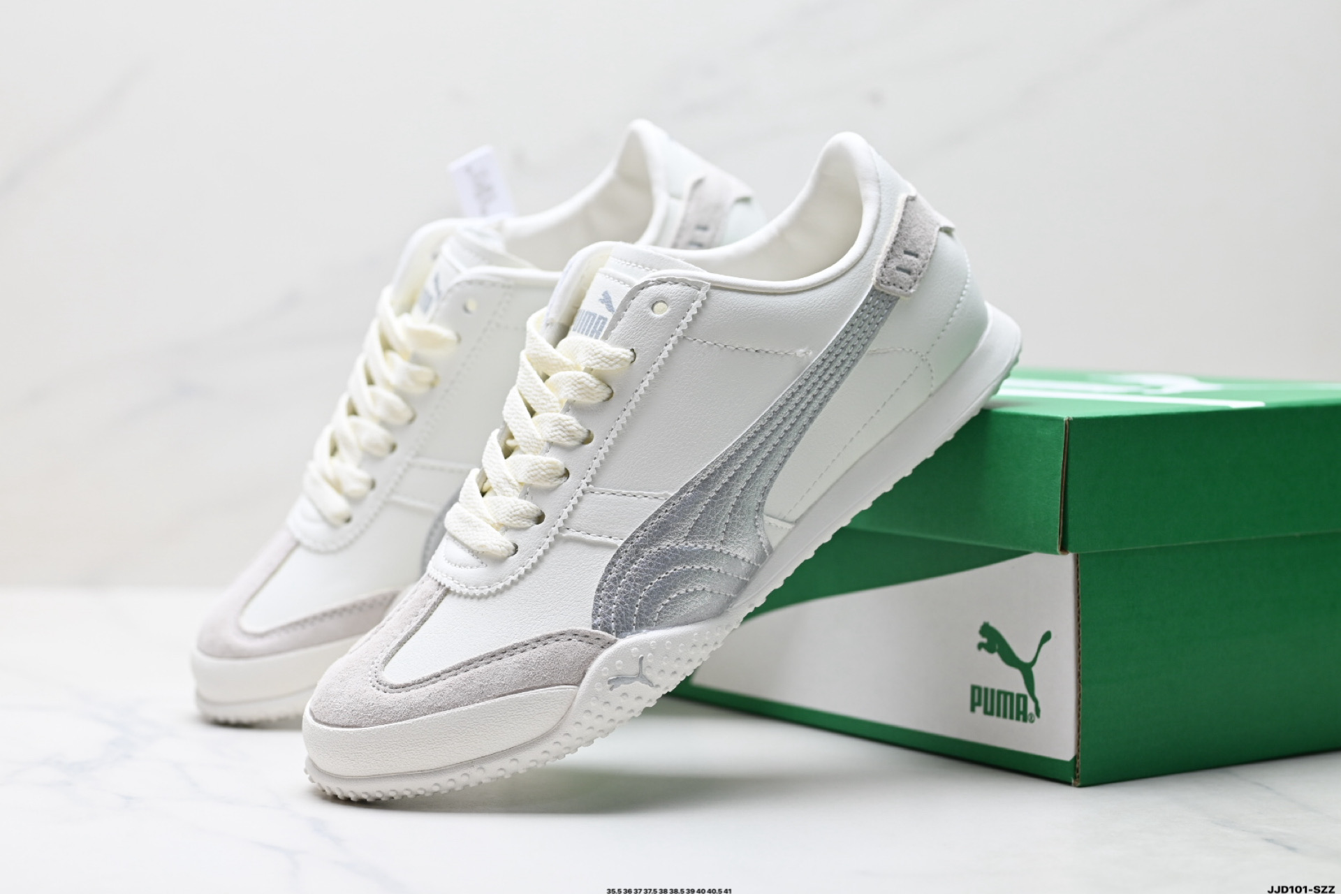 PUMA Bella UT 彪马 徐梦洁同款舒适男女低帮生活休闲德训薄底鞋 405259-01