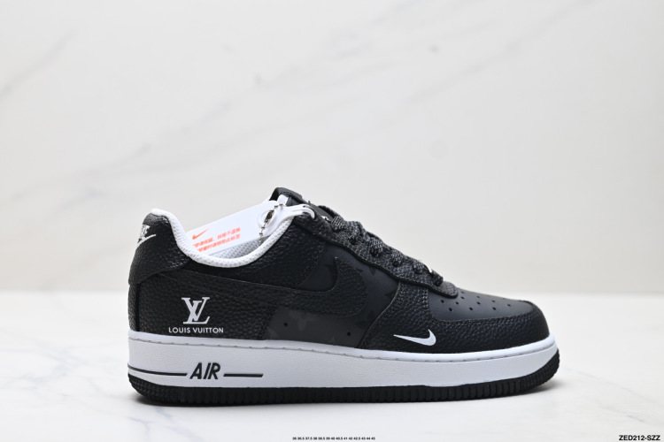 Nike Air Force 1 '07 שחור בעיצוב לואי ויטון - קלאסיקה עם טוויסט אופנתי 1 Nike Air Force 1 ’07 שחור בעיצוב לואי ויטון – קלאסיקה עם טוויסט אופנתי