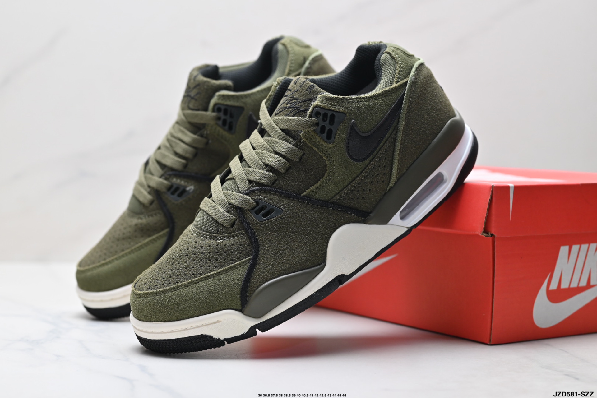 Nike Air Flight 89 Zapatillas de Baloncesto Clásicas - Verde Oliva 9 i1755793824434 8739 0 7