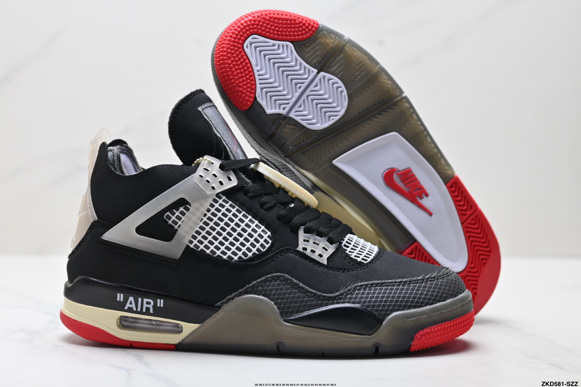 Nike Air Jordan 4 Retro OG”Fire Red“迈克尔·乔丹AJ4代中帮复古休闲运动文化篮球鞋 CV9388-101