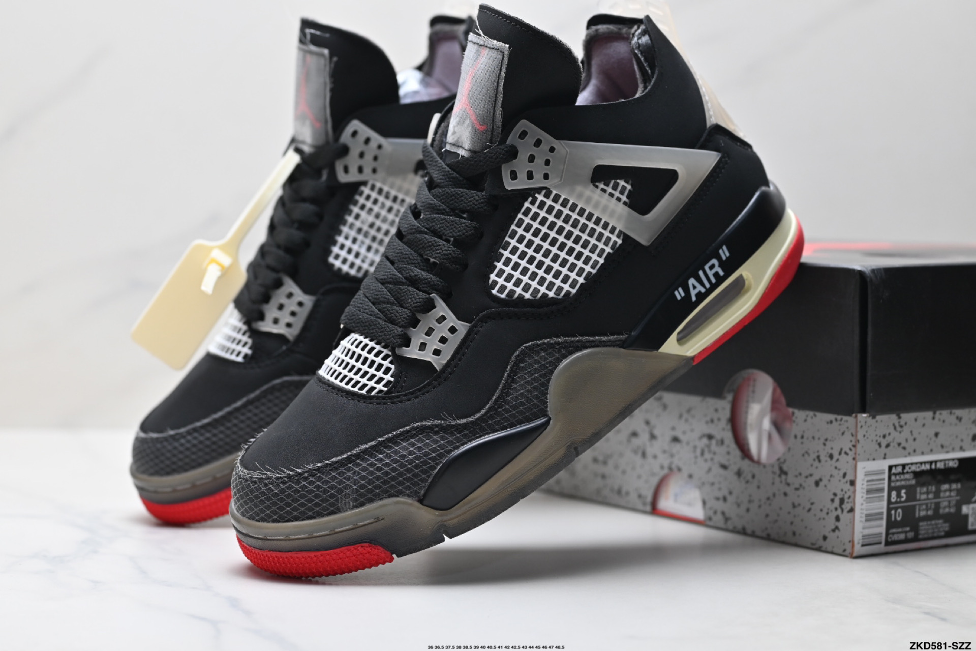 Nike Air Jordan 4 Retro OG”Fire Red“迈克尔·乔丹AJ4代中帮复古休闲运动文化篮球鞋 CV9388-101