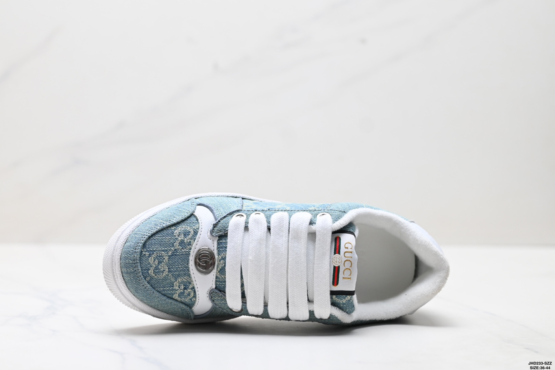 200 古驰Gucci Screener GG Sneaker Low经典原型系列复古老爹百搭做旧休闲运动板鞋“黄油白绿红冲孔白做旧”