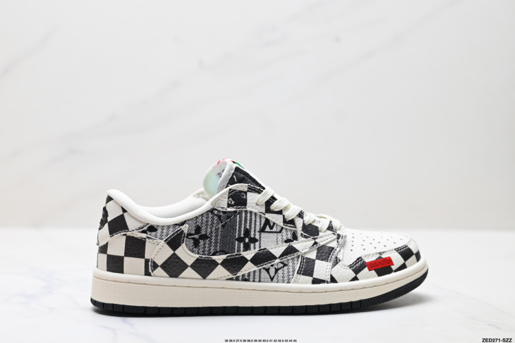 Nike Air Jordan 1 x Travis Scott 'DIY' Low Top Basketball Shoes 1 Nike Air Jordan 1 x Travis Scott ‘DIY’ Low Top Basketball Shoes