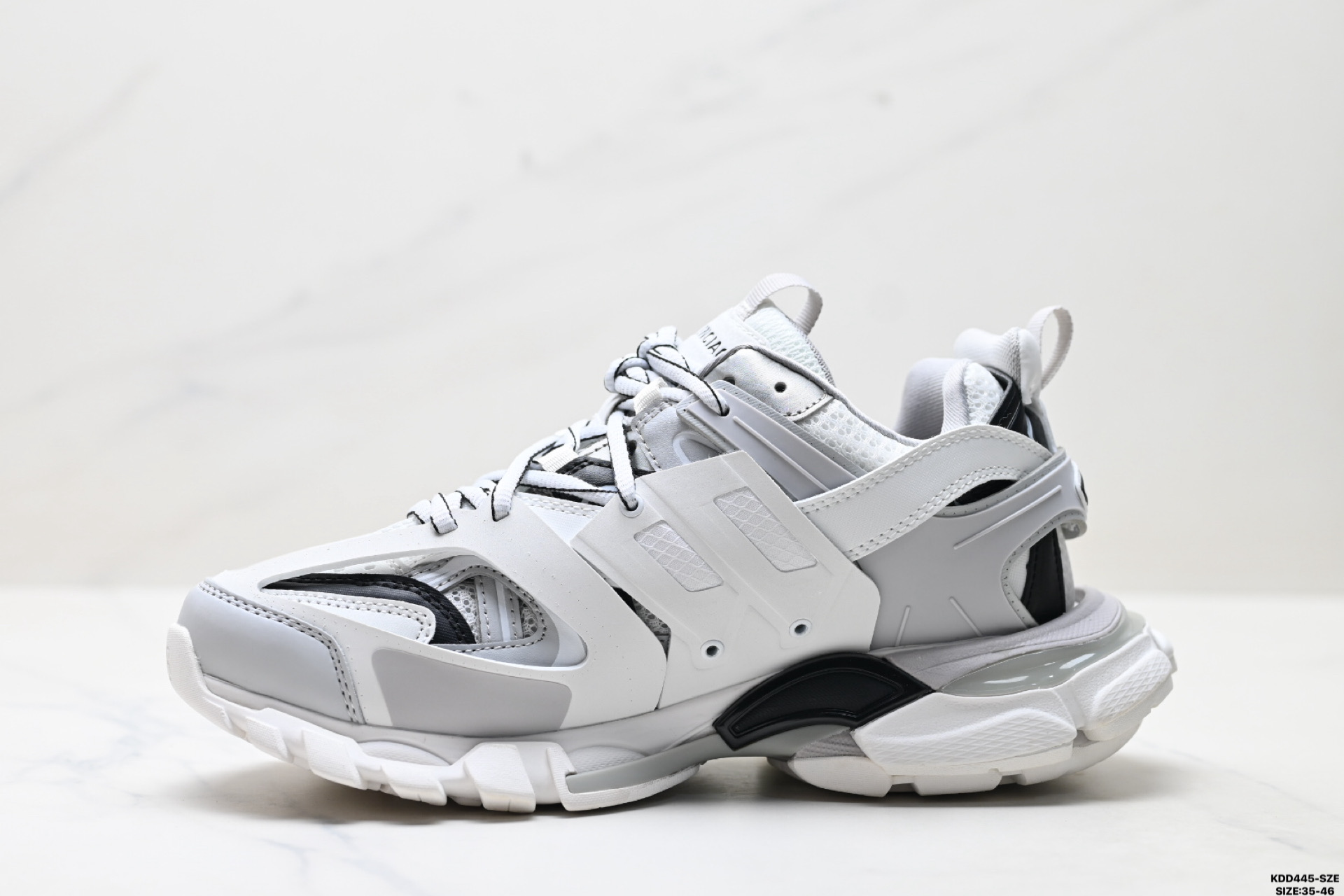 480 纯原Balenciaga巴黎世家 Track Trail 圆头系带 低帮复古老爹鞋  542023 W3AD3 9812