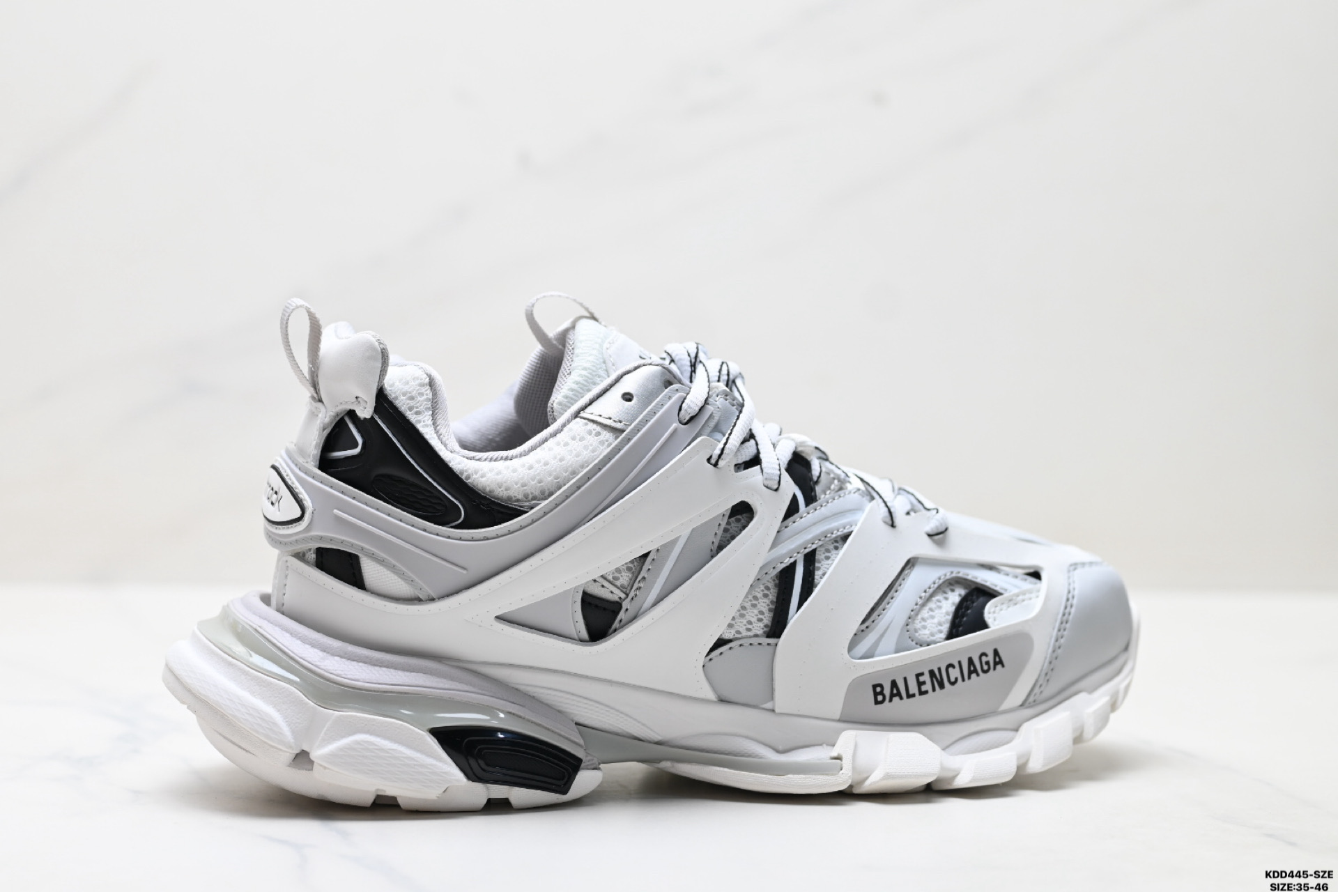 480 纯原Balenciaga巴黎世家 Track Trail 圆头系带 低帮复古老爹鞋  542023 W3AD3 9812