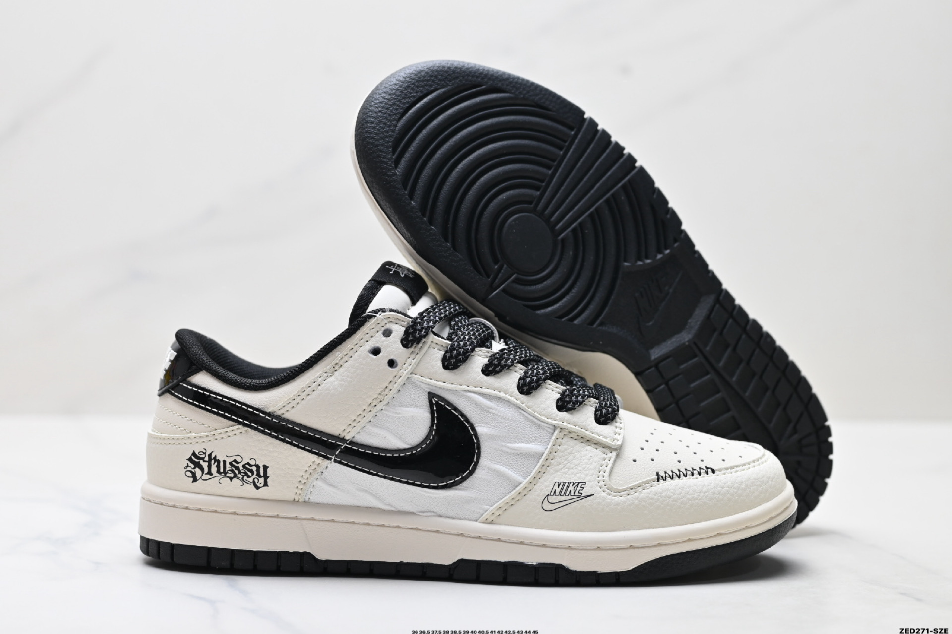 270 Nike Dunk Low Retro ‘DIY高端定制’耐克 低帮休闲运动板鞋  QW5836-011