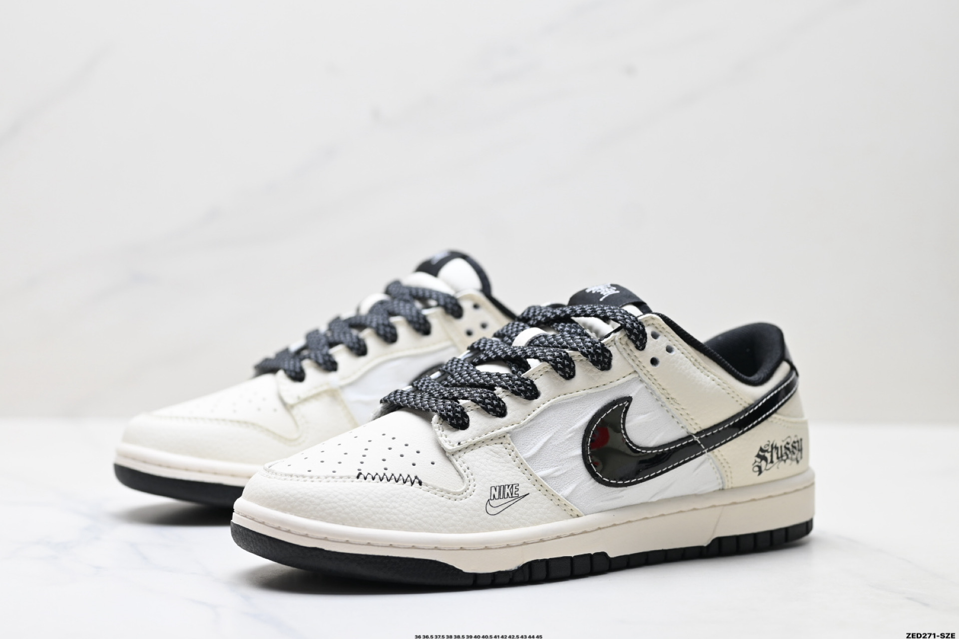 270 Nike Dunk Low Retro ‘DIY高端定制’耐克 低帮休闲运动板鞋  QW5836-011