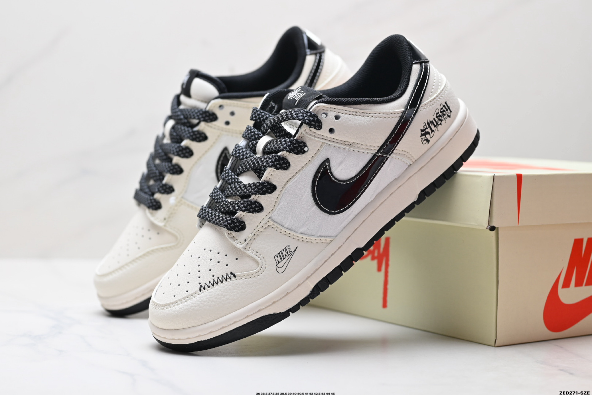 270 Nike Dunk Low Retro ‘DIY高端定制’耐克 低帮休闲运动板鞋  QW5836-011