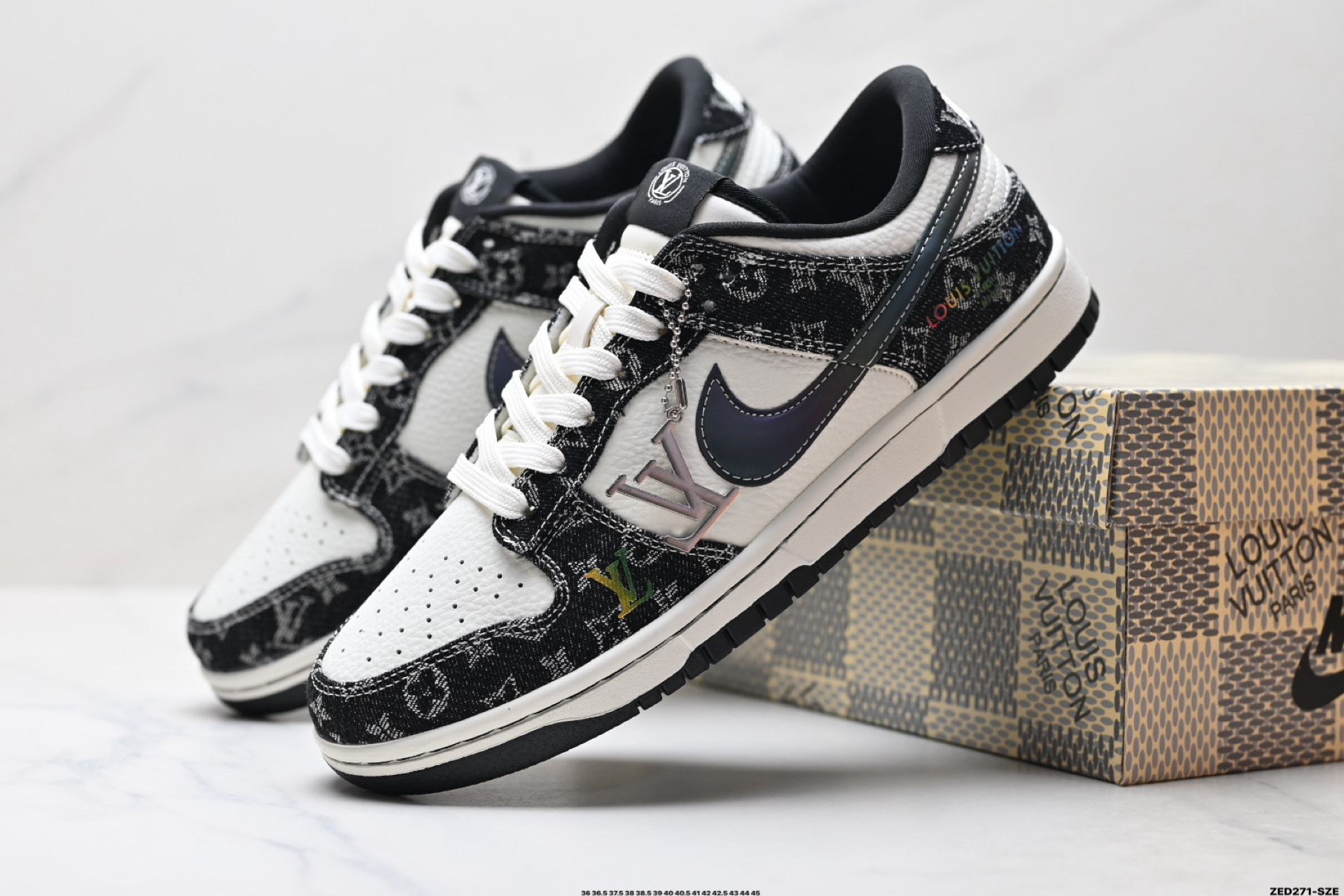 270 Nike Dunk Low Retro ‘DIY高端定制’耐克 低帮休闲运动板鞋  SC0601-451