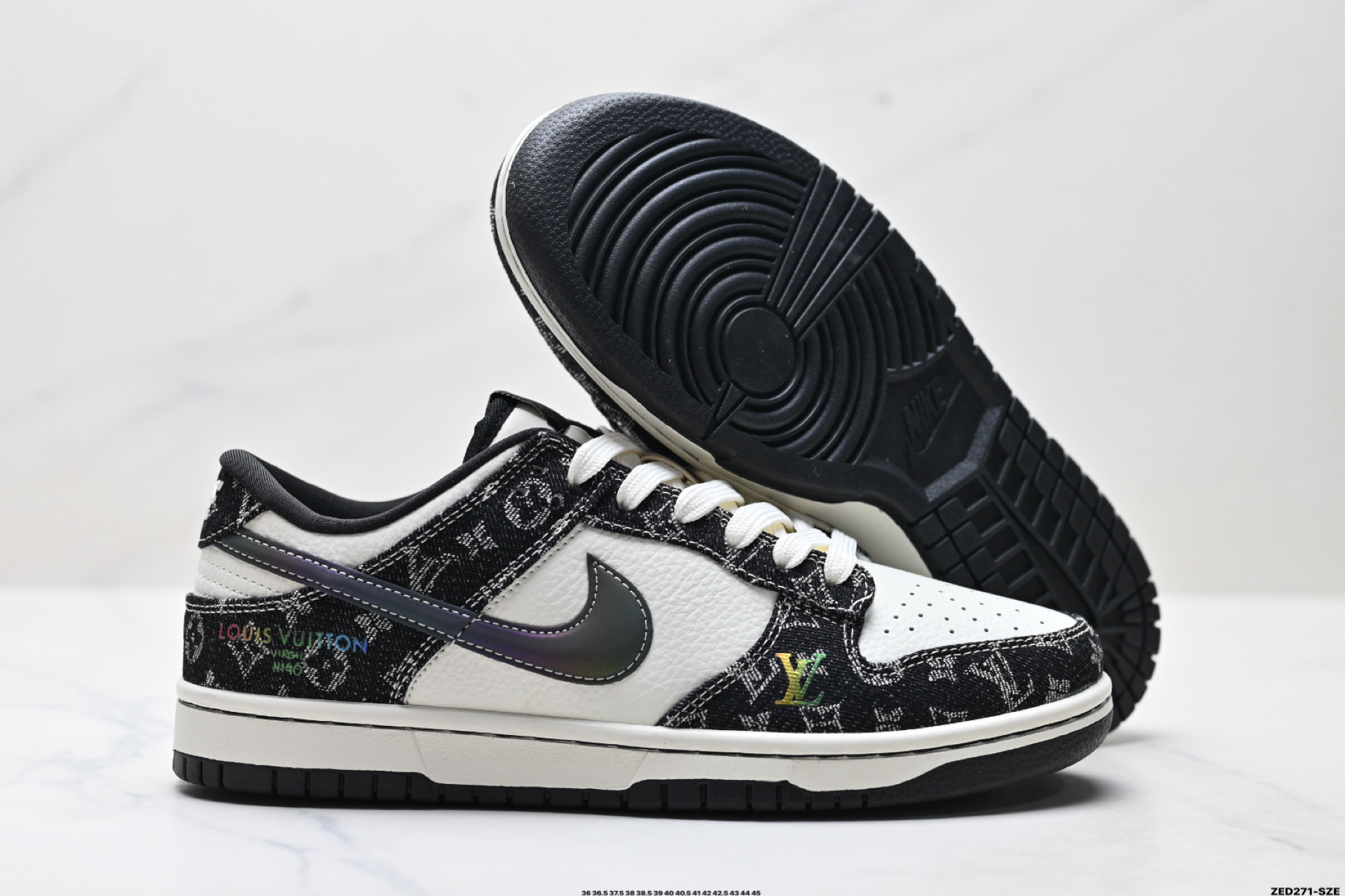 270 Nike Dunk Low Retro ‘DIY高端定制’耐克 低帮休闲运动板鞋  SC0601-451