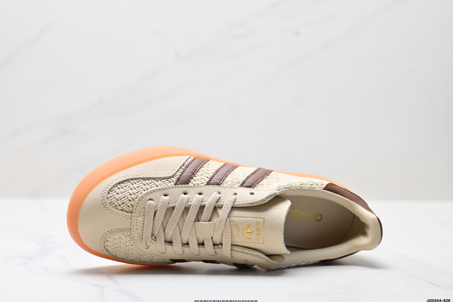 150 AdidOriginals Gazelle INdoor 三叶草休闲防滑耐磨低帮板鞋  JS1418