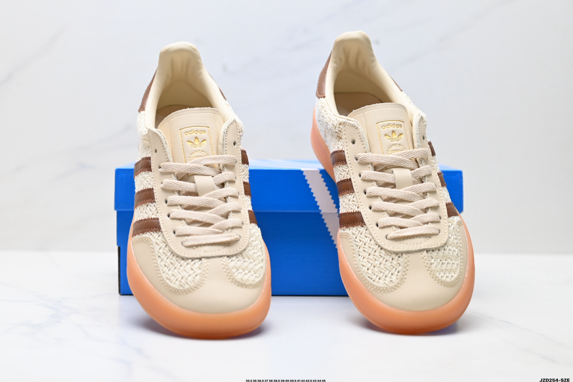 150 AdidOriginals Gazelle INdoor 三叶草休闲防滑耐磨低帮板鞋  JS1418