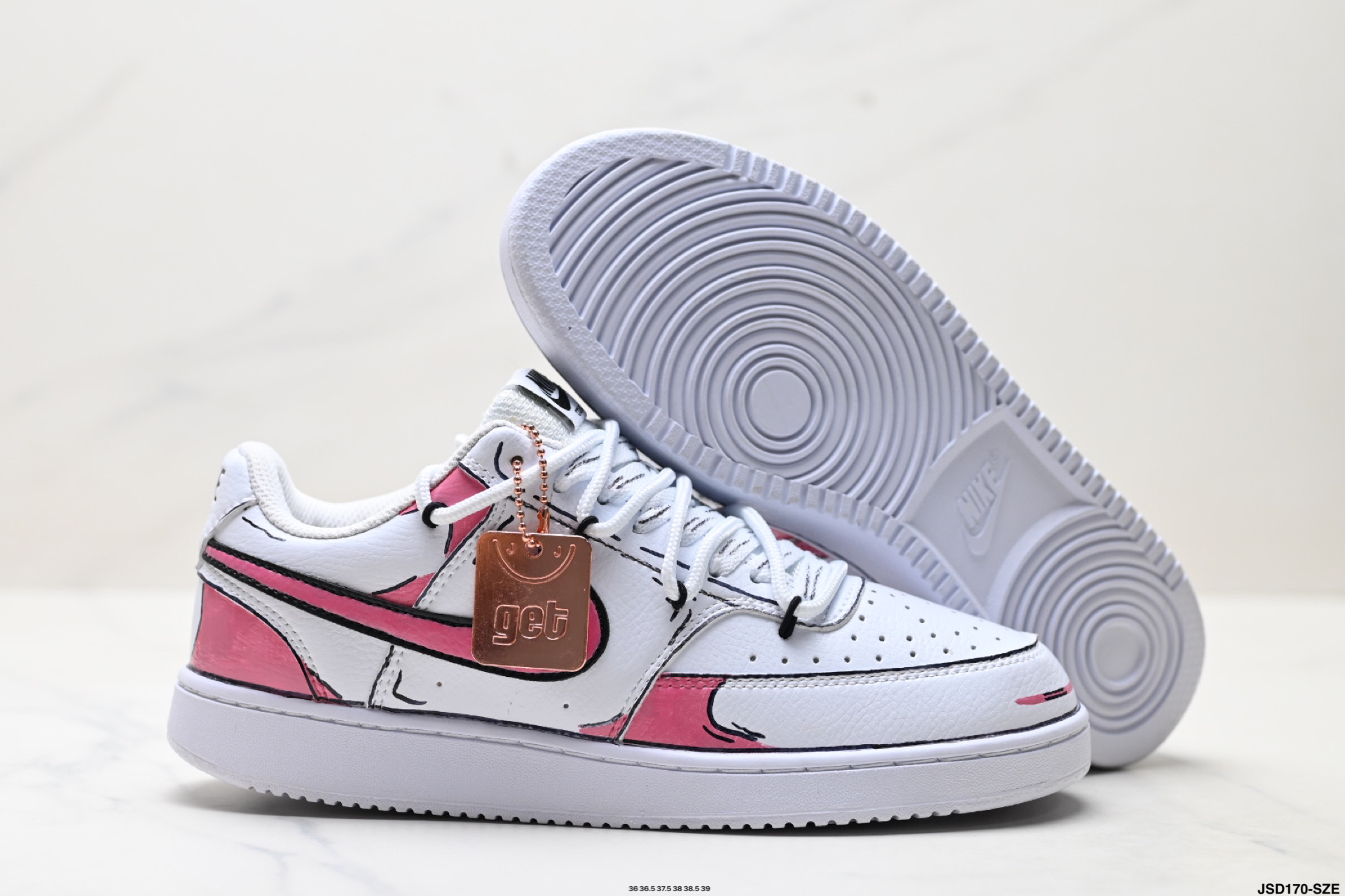 Nike Court Vision Lo 'DIY' Zapatillas Deportivas Casuales para Mujer 3 i1755881186254 4344 0 4