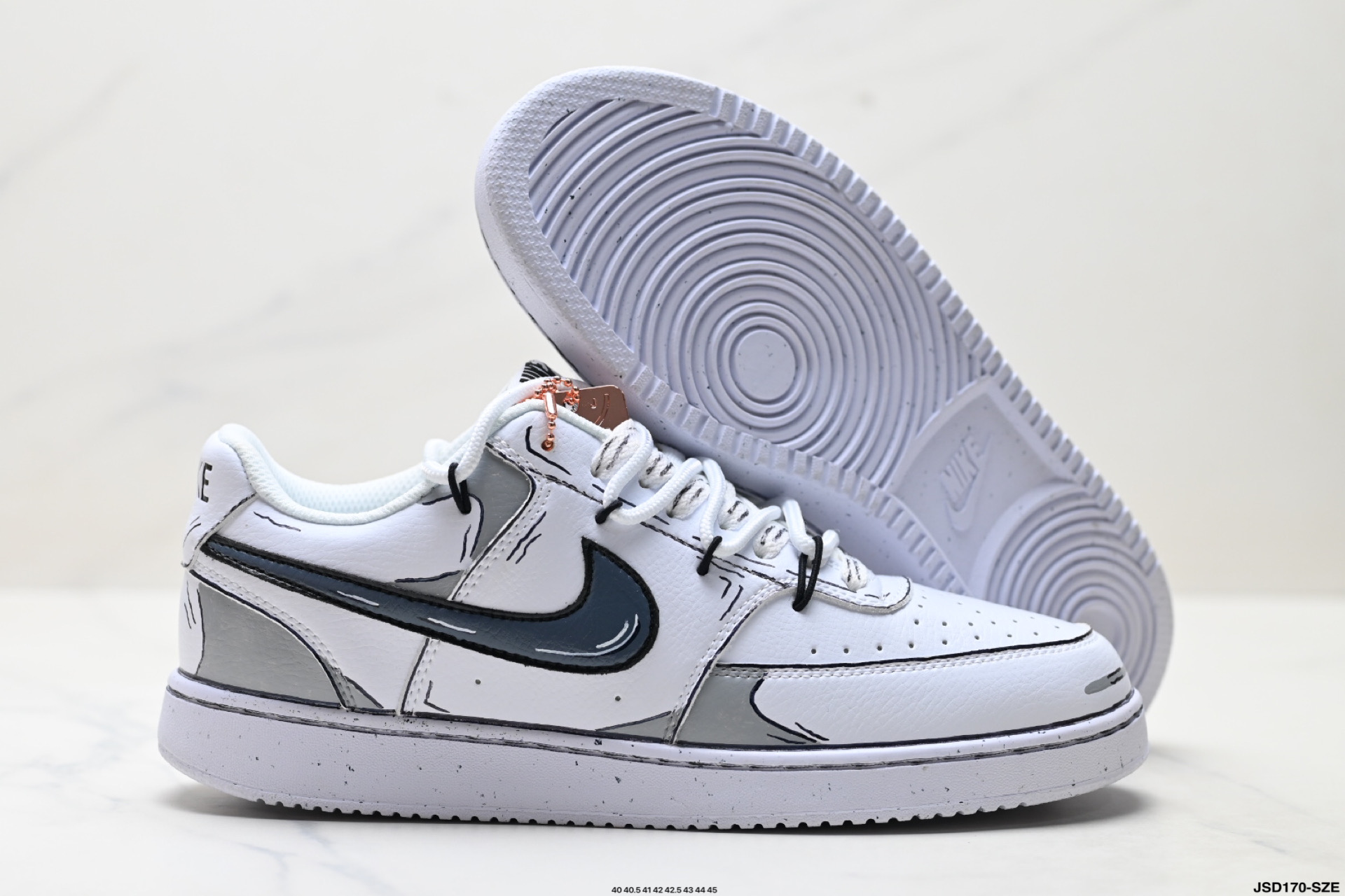 Nike Court Vision Lo 'DIY' Zapatillas Deportivas Casuales para Mujer 5 i1755881218397 4699 0 4