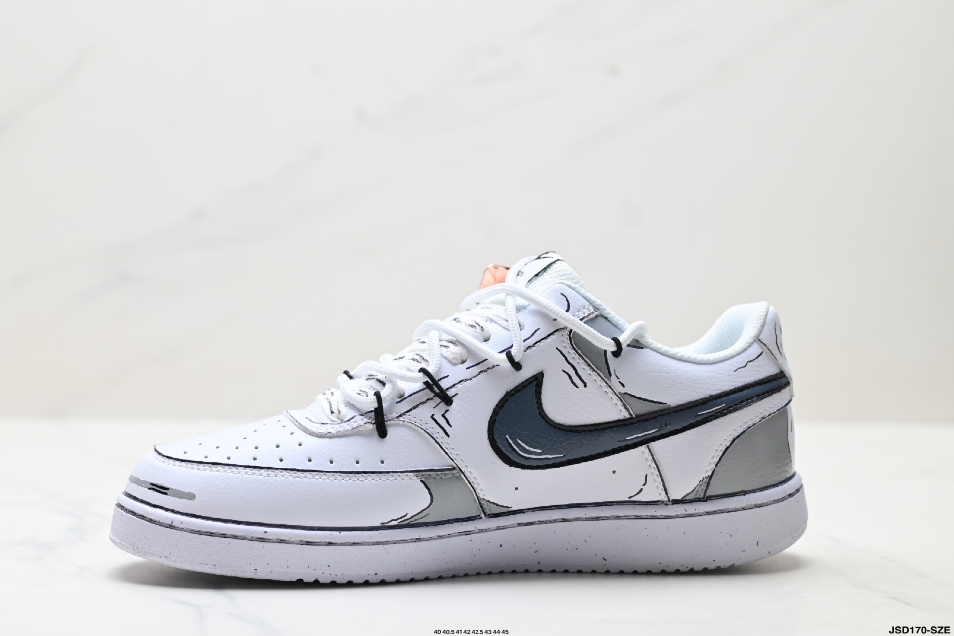 220 NIKE COURT VISILO ‘DIY’定制 低帮百搭 透气休闲运动板鞋  DH2987-101