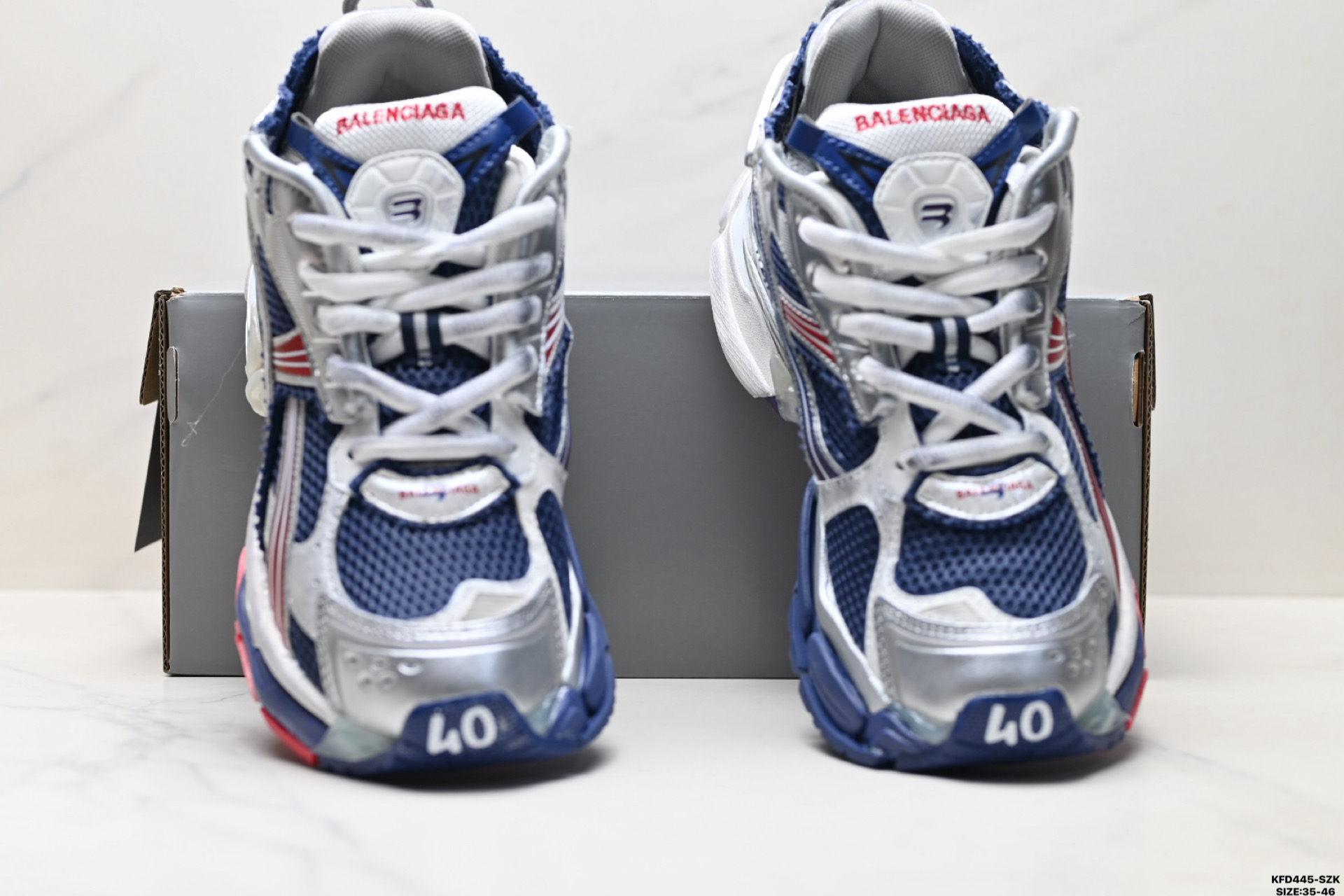 550 Balenciaga巴黎世家 Runner 皮革 百搭简约 低帮老爹鞋  772774 WRUNG 4610