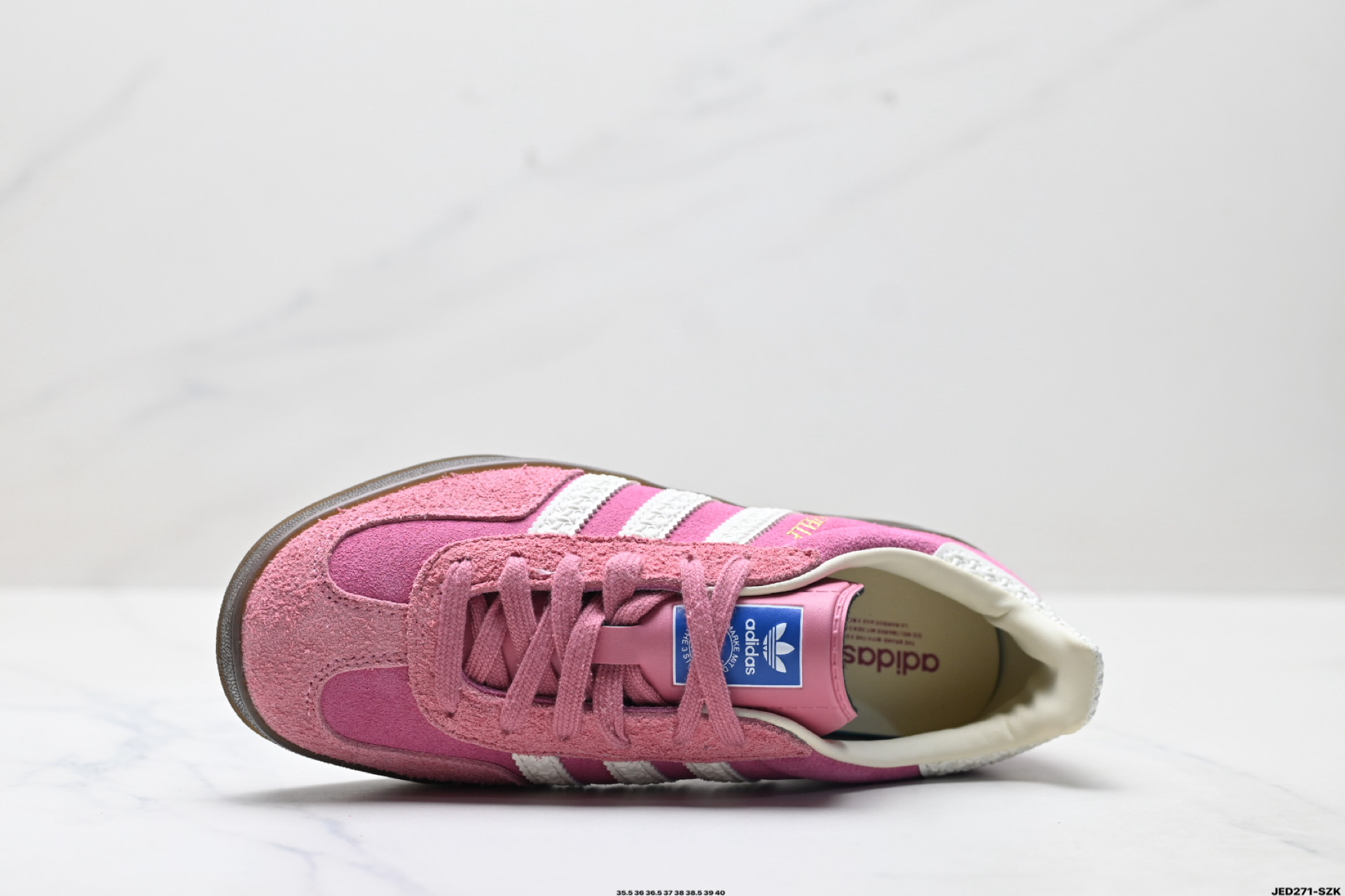 160 AdidOriginals Bad Bunny Gazelle INdoor 三叶草休闲防滑耐磨低帮板鞋 IF1809