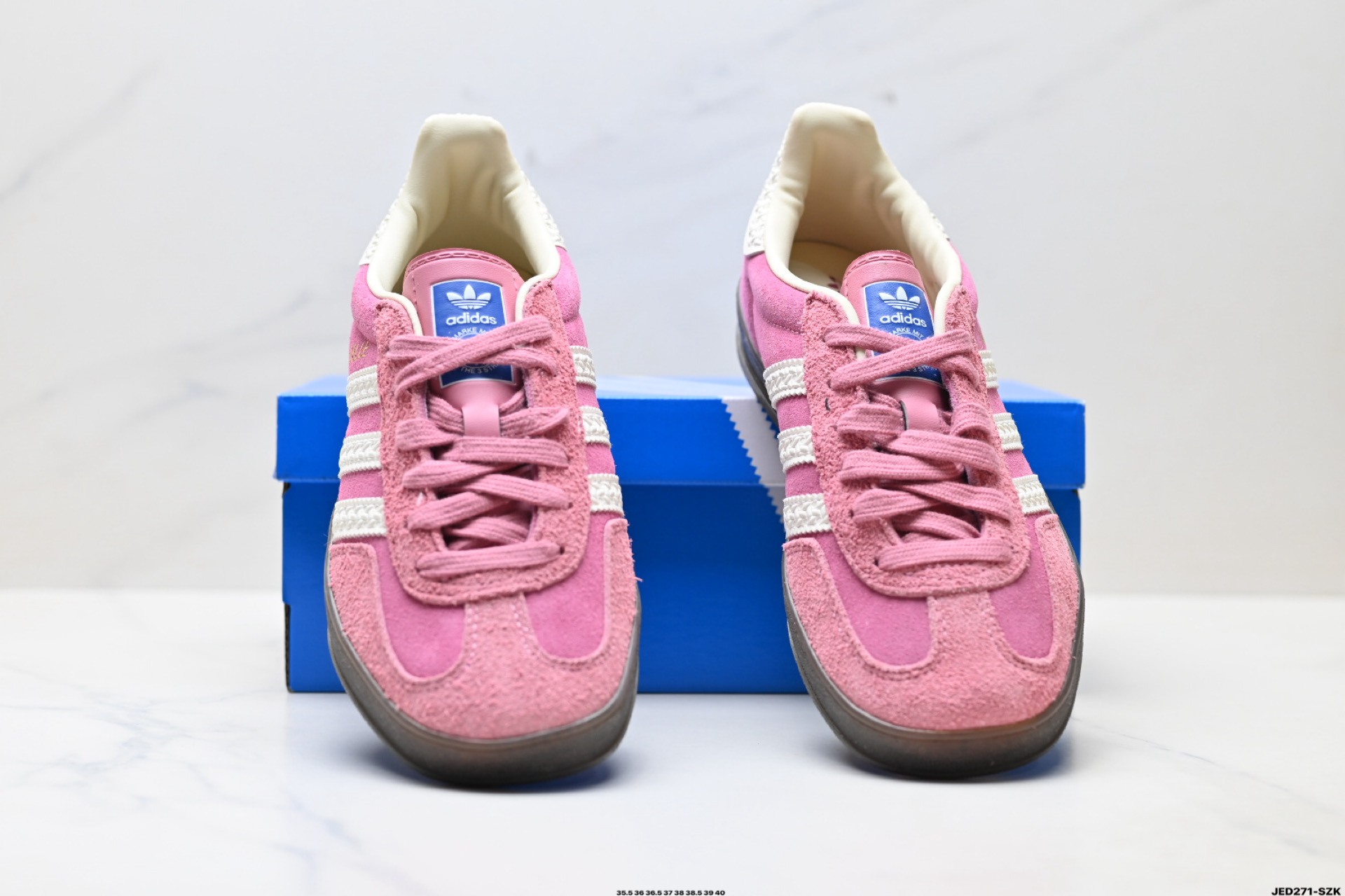 160 AdidOriginals Bad Bunny Gazelle INdoor 三叶草休闲防滑耐磨低帮板鞋 IF1809