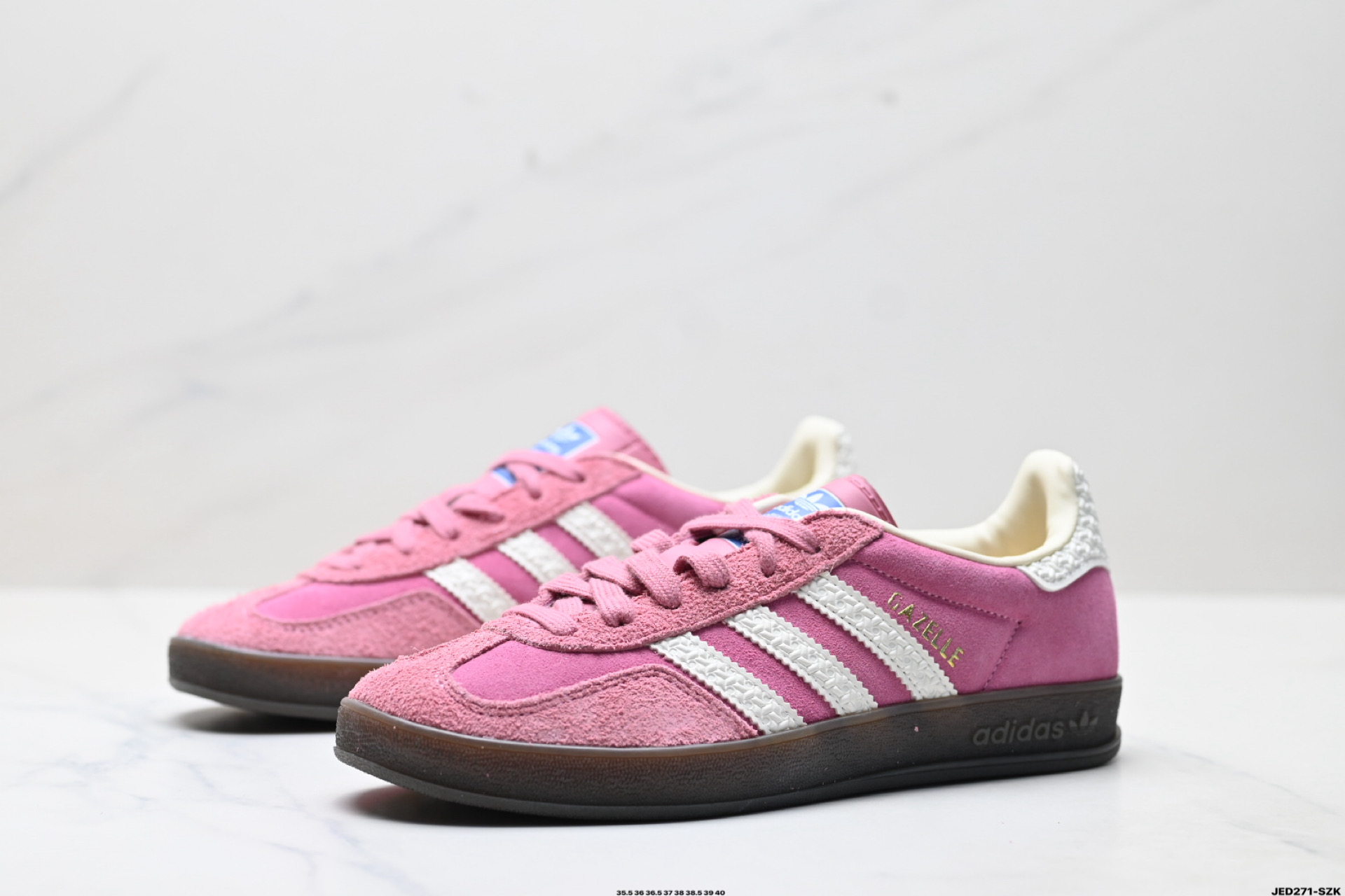160 AdidOriginals Bad Bunny Gazelle INdoor 三叶草休闲防滑耐磨低帮板鞋 IF1809